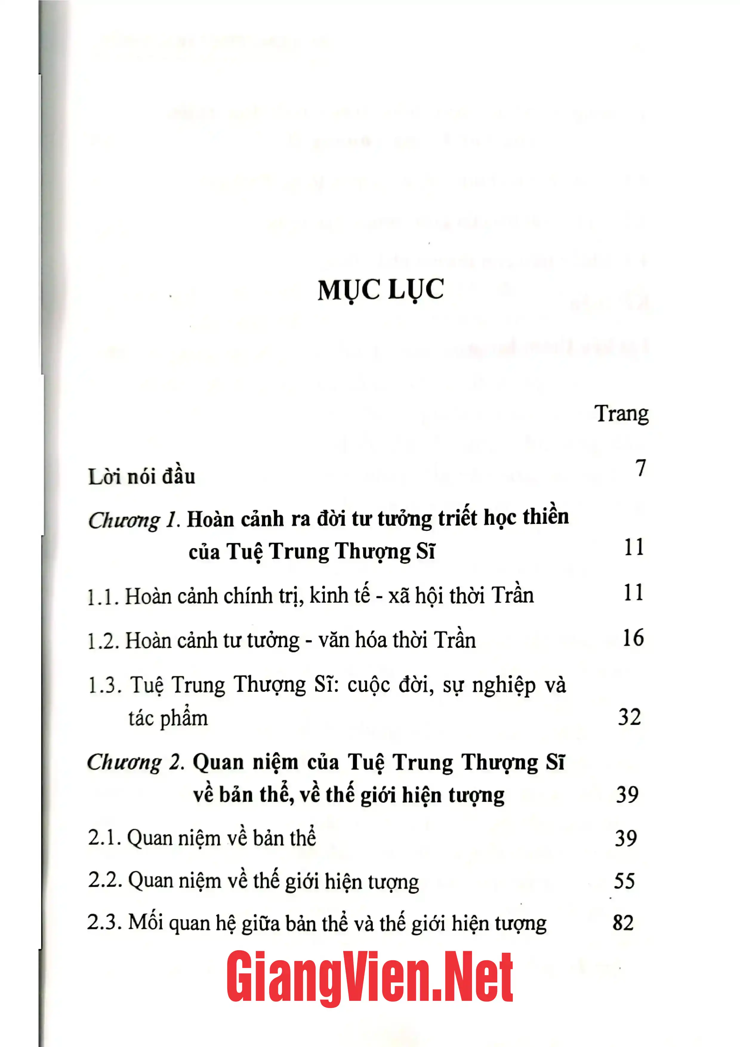 Trang bìa chính thức sách Tư tưởng triết học thiền của Tuệ Trung Thượng Sĩ