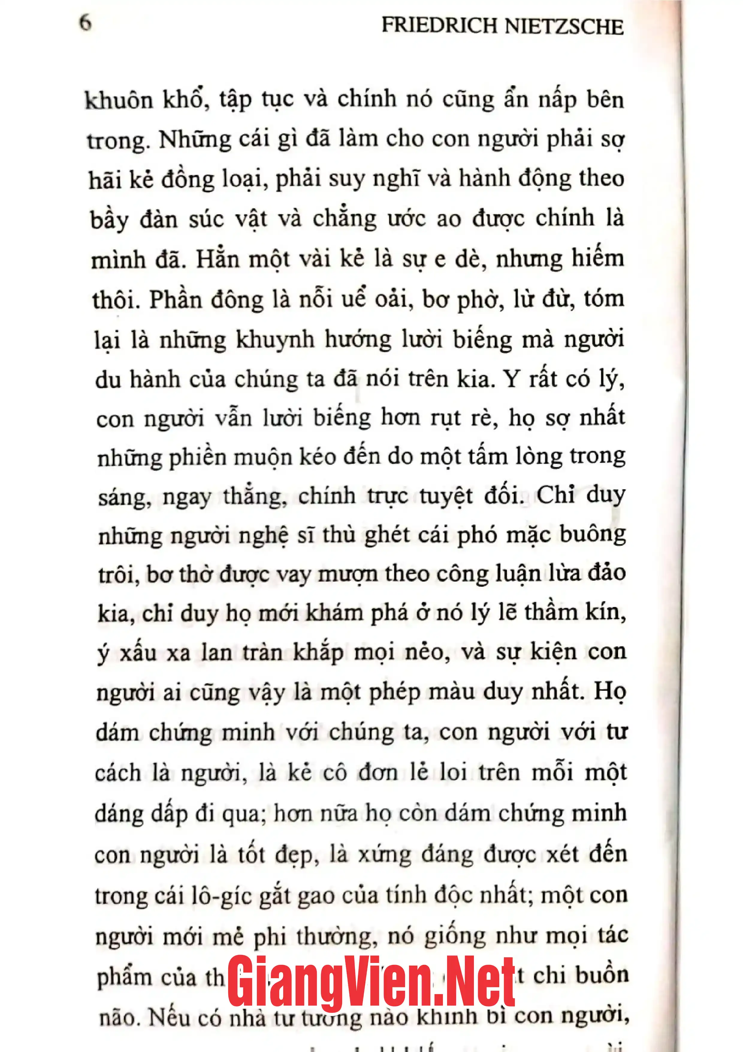 Mục lục chi tiết trang 1 sách Schopenhauer nhà giáo dục