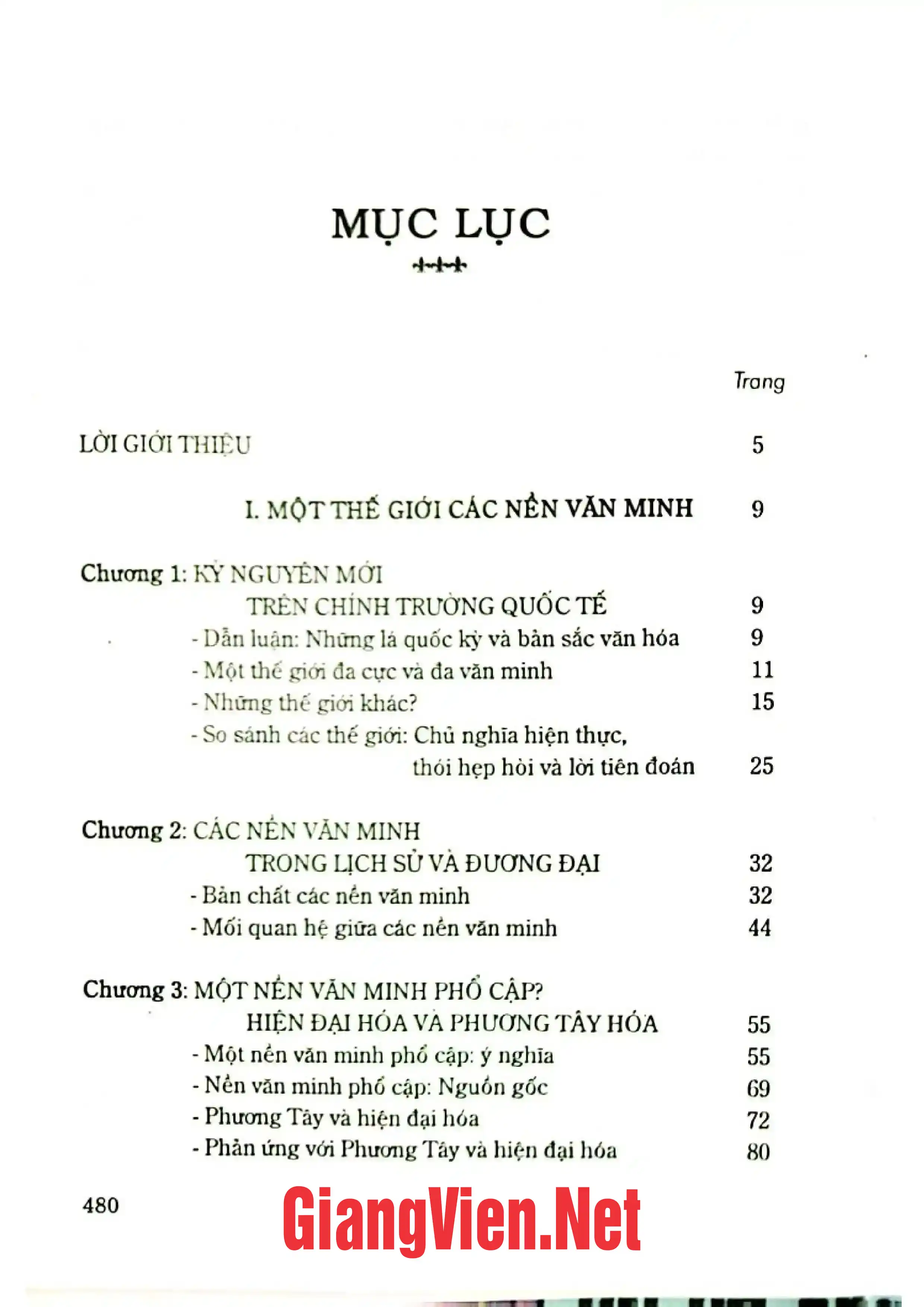Trang bìa chính thức sách Sự va chạm của các nền văn minh