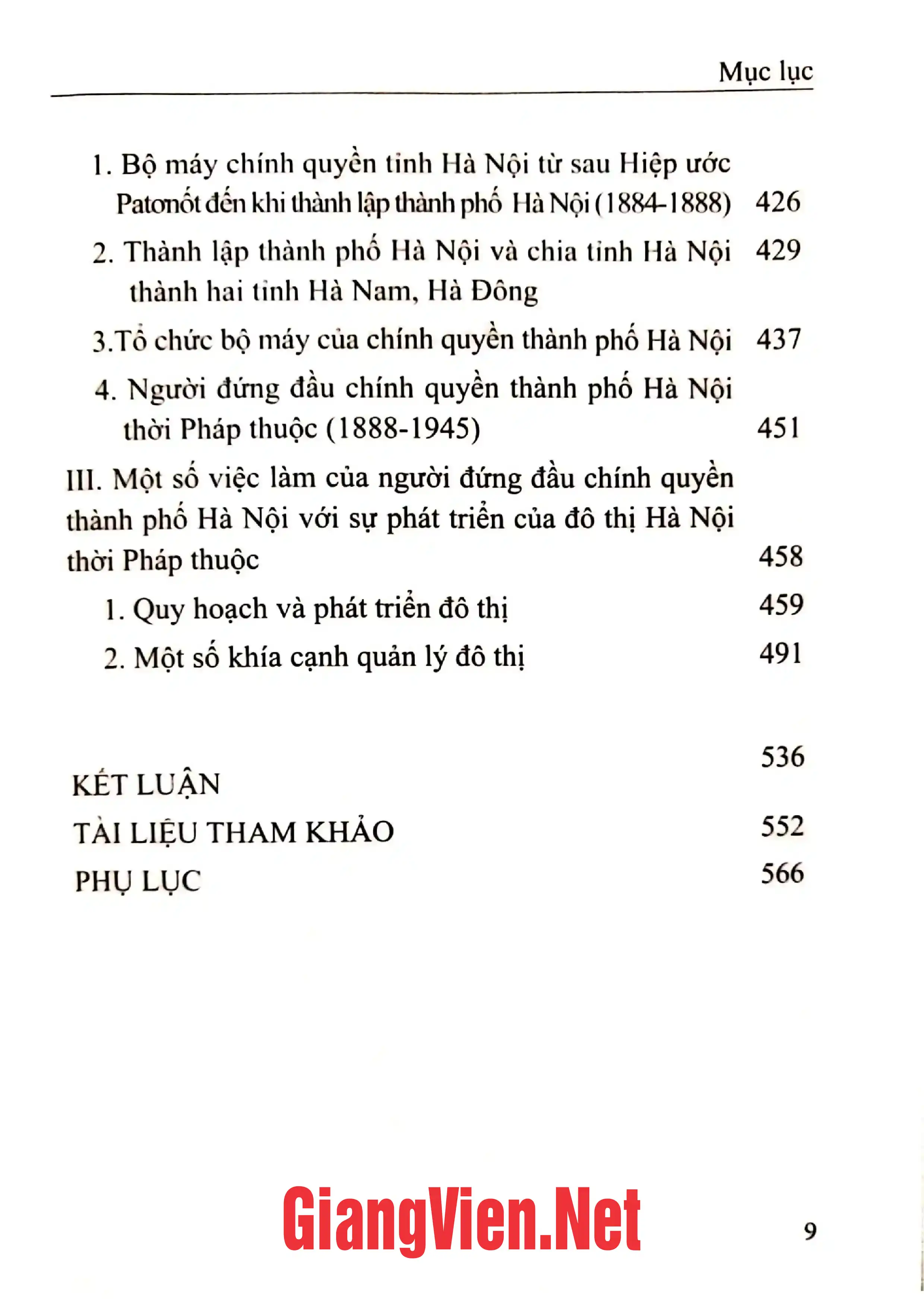 Nội dung trang phụ bản giới thiệu sách Người đứng đầu Thăng Long - Hà Nội 1010 - 1945