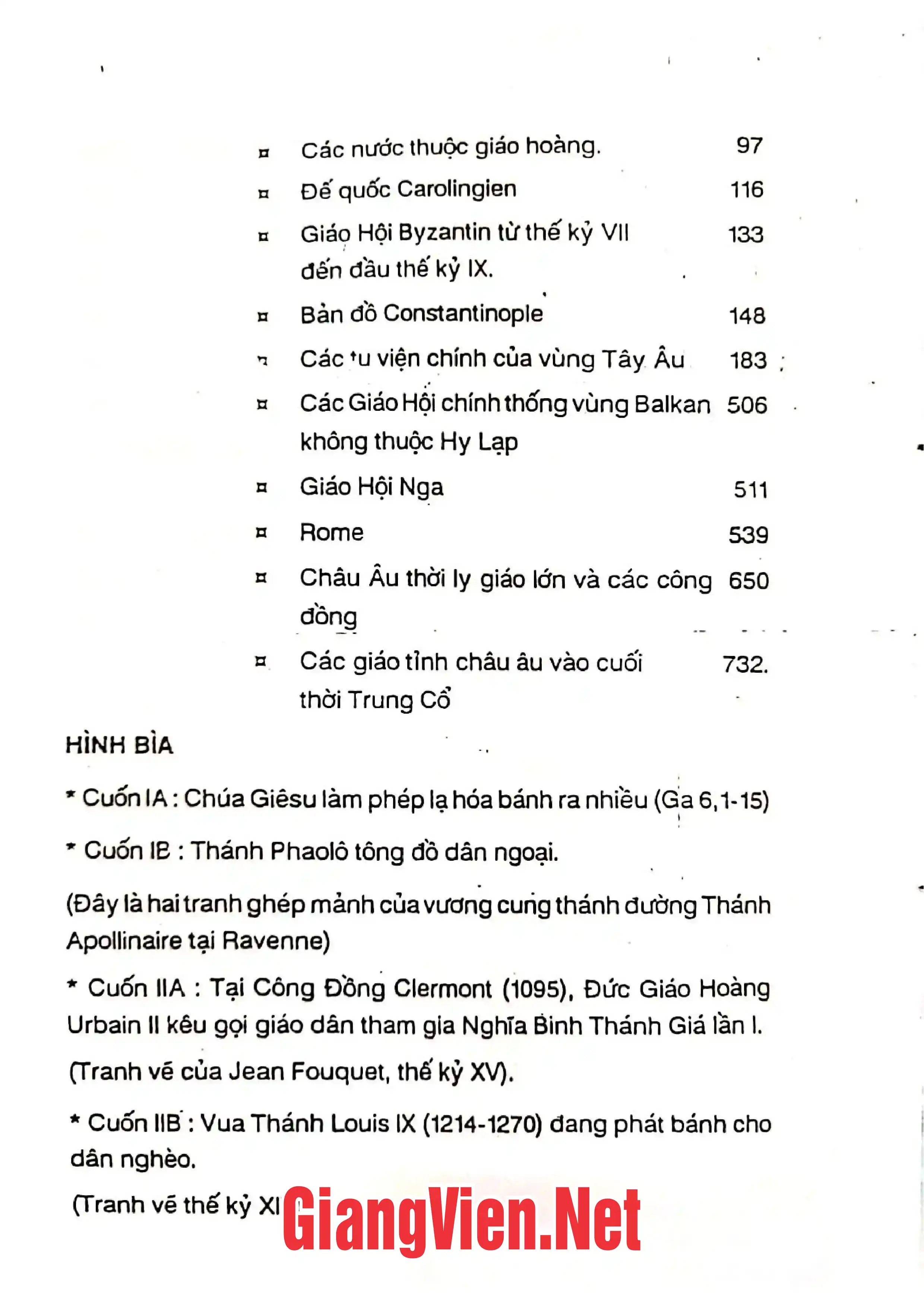 Ảnh minh họa nội dung cuốn sách: Tân lịch sử giáo hội, Cuốn II A Thời Trung cổ 600- 1500