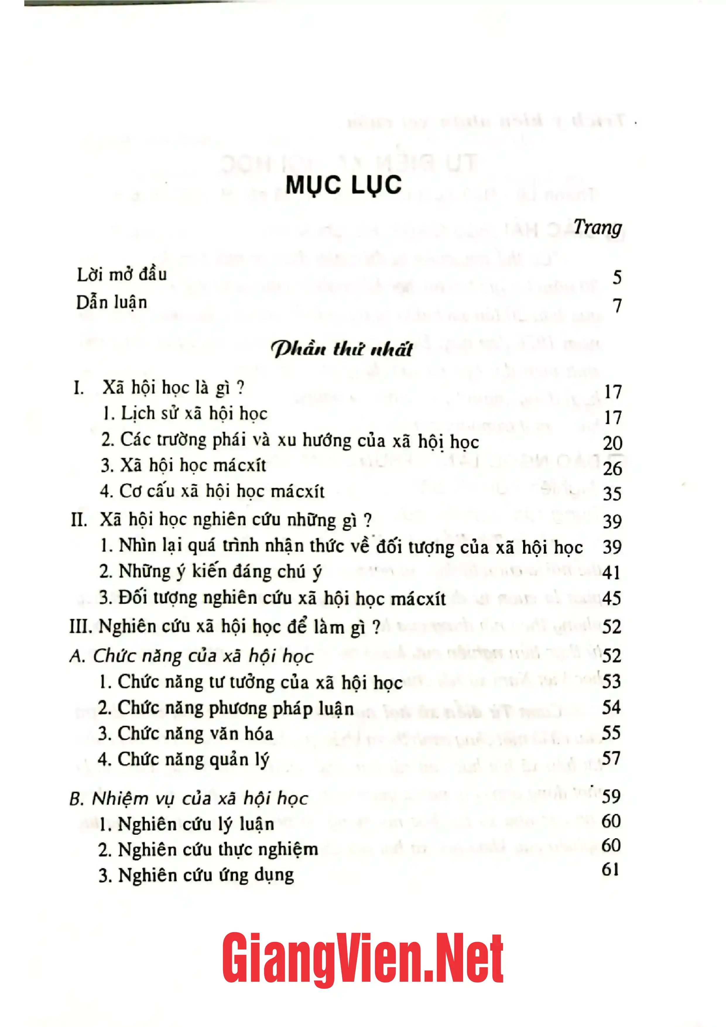 Trang bìa chính thức sách Những khái niệm cơ bản của xã hội học