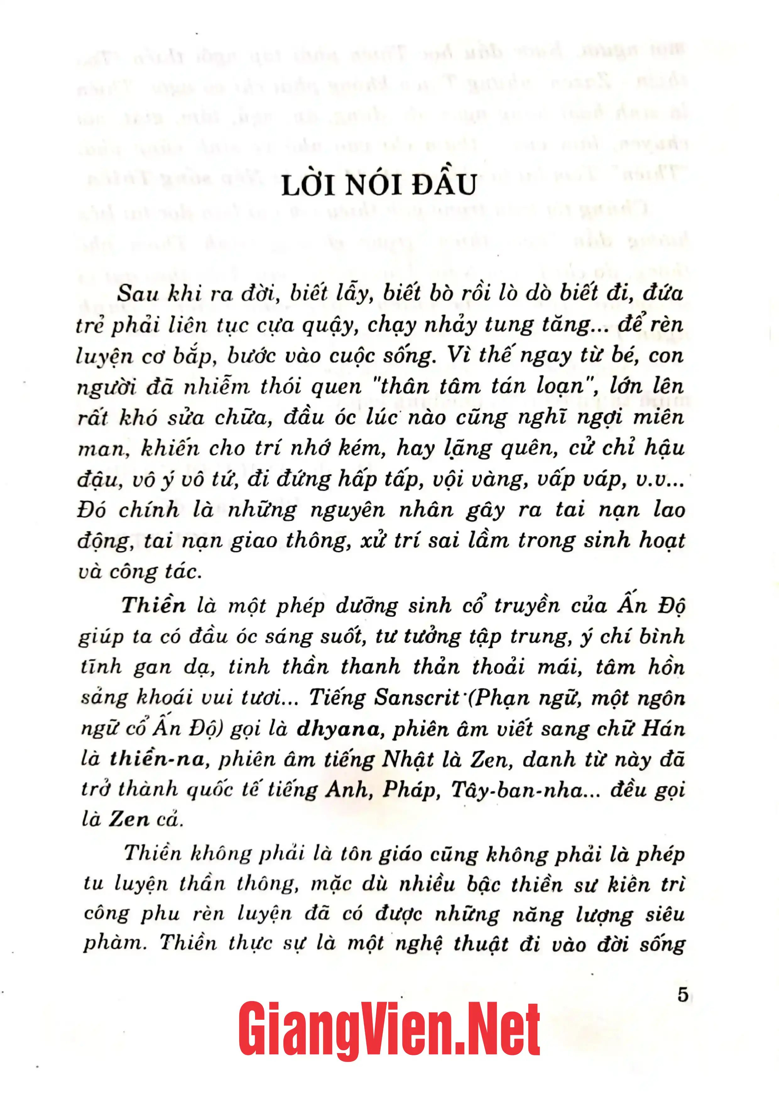 Nội dung mục lục và hình ảnh sách Thiền là gì - Trang 5