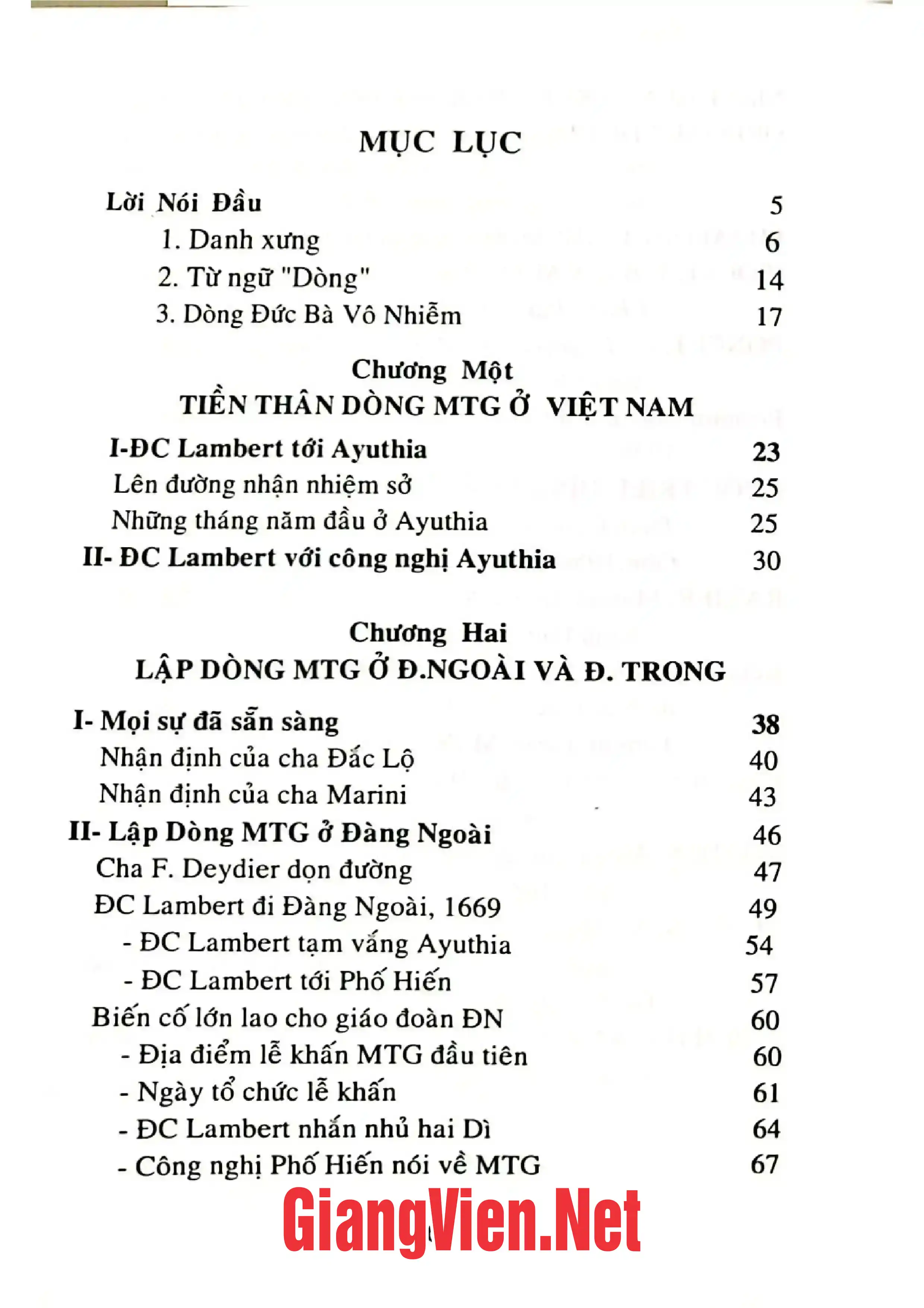 Trang bìa chính thức sách Dòng Mến Thánh giá những năm đầu