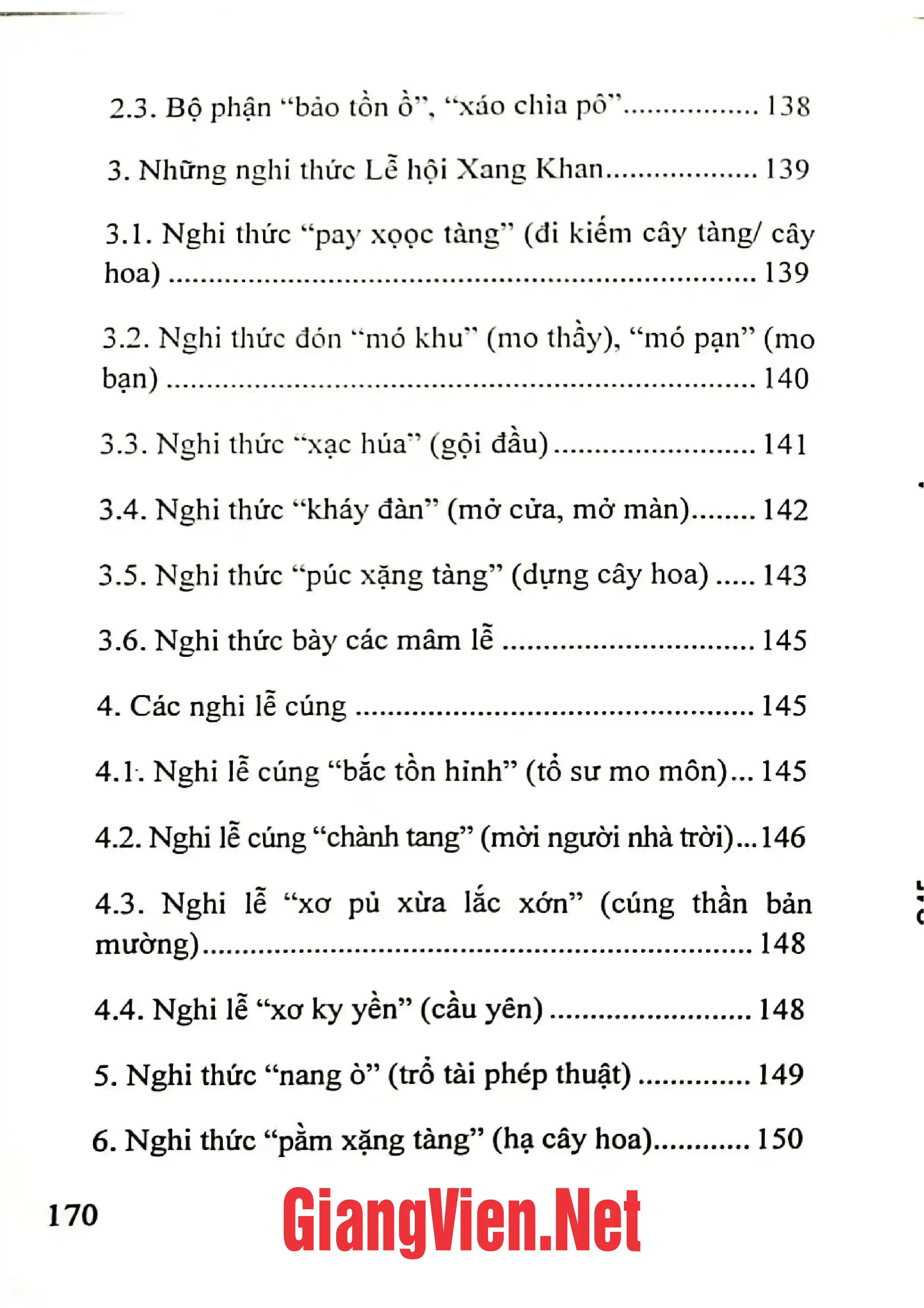 Nội dung mục lục và hình ảnh sách Lịch Thái ứng dụng và lễ hội Bà Trầy - Trang 5