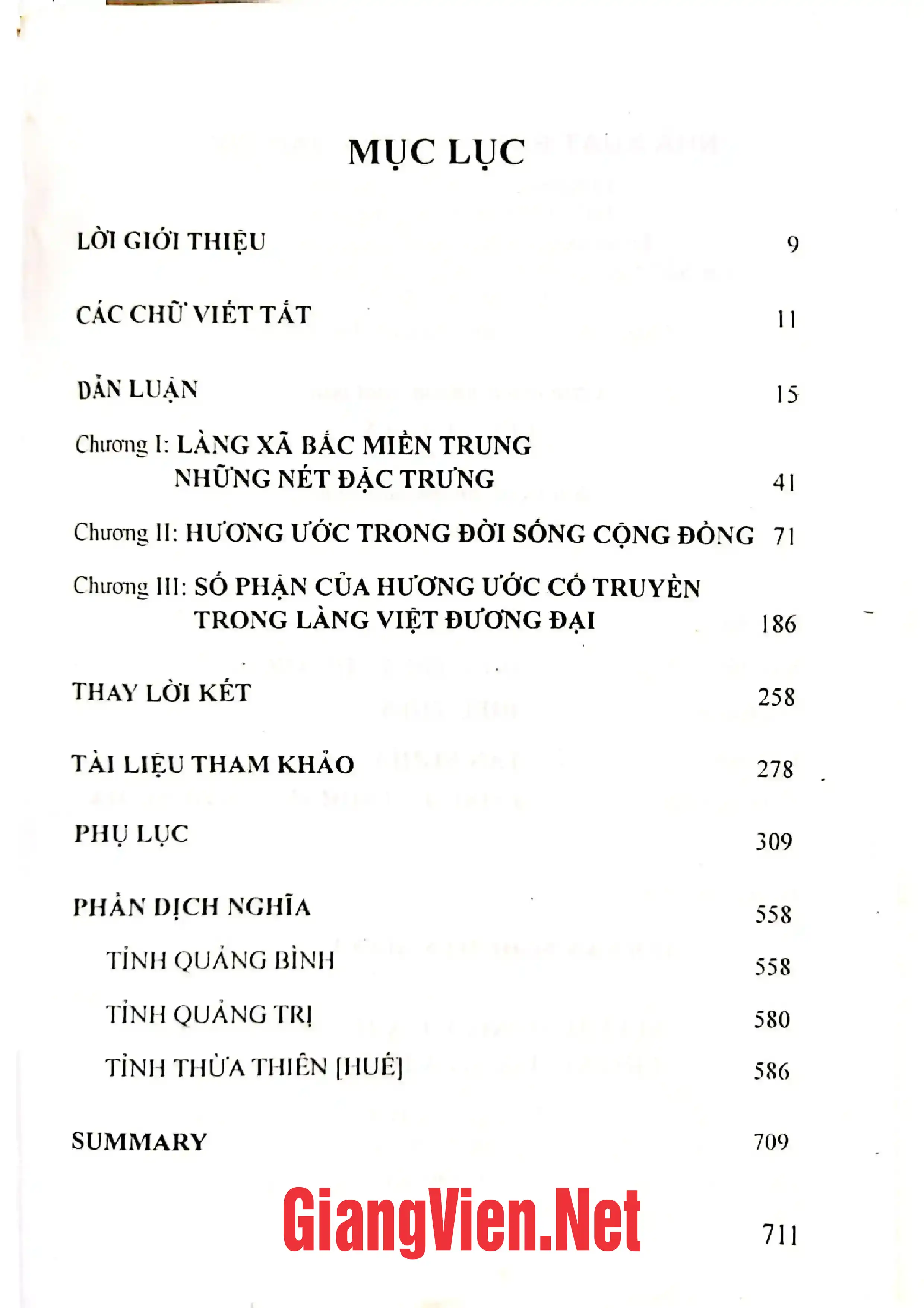 Trang bìa chính thức sách Mạch sống của hương ước trong làng Việt Trung Bộ