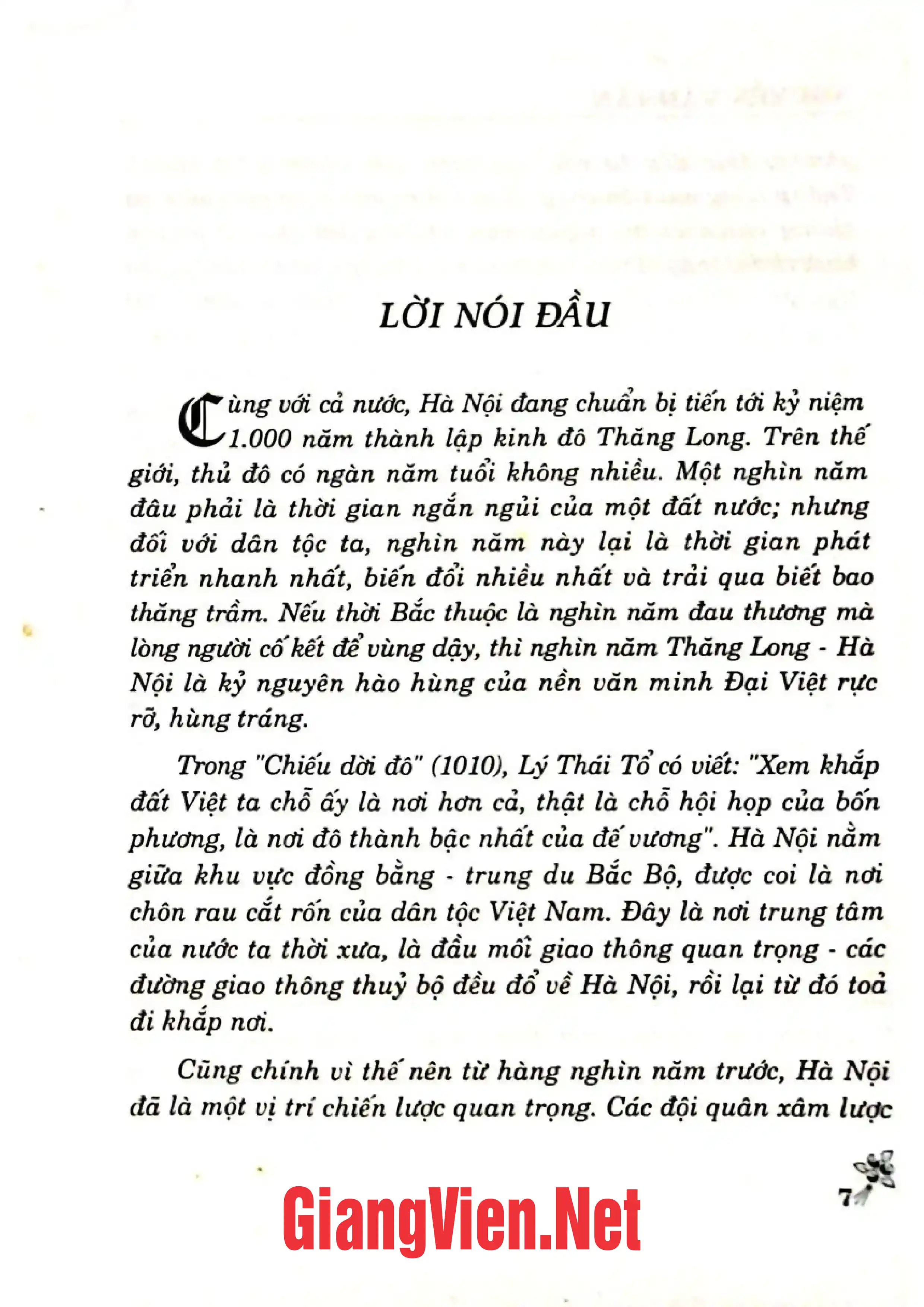 Nội dung mục lục và hình ảnh sách Lược sử Hà Nội - Trang 6
