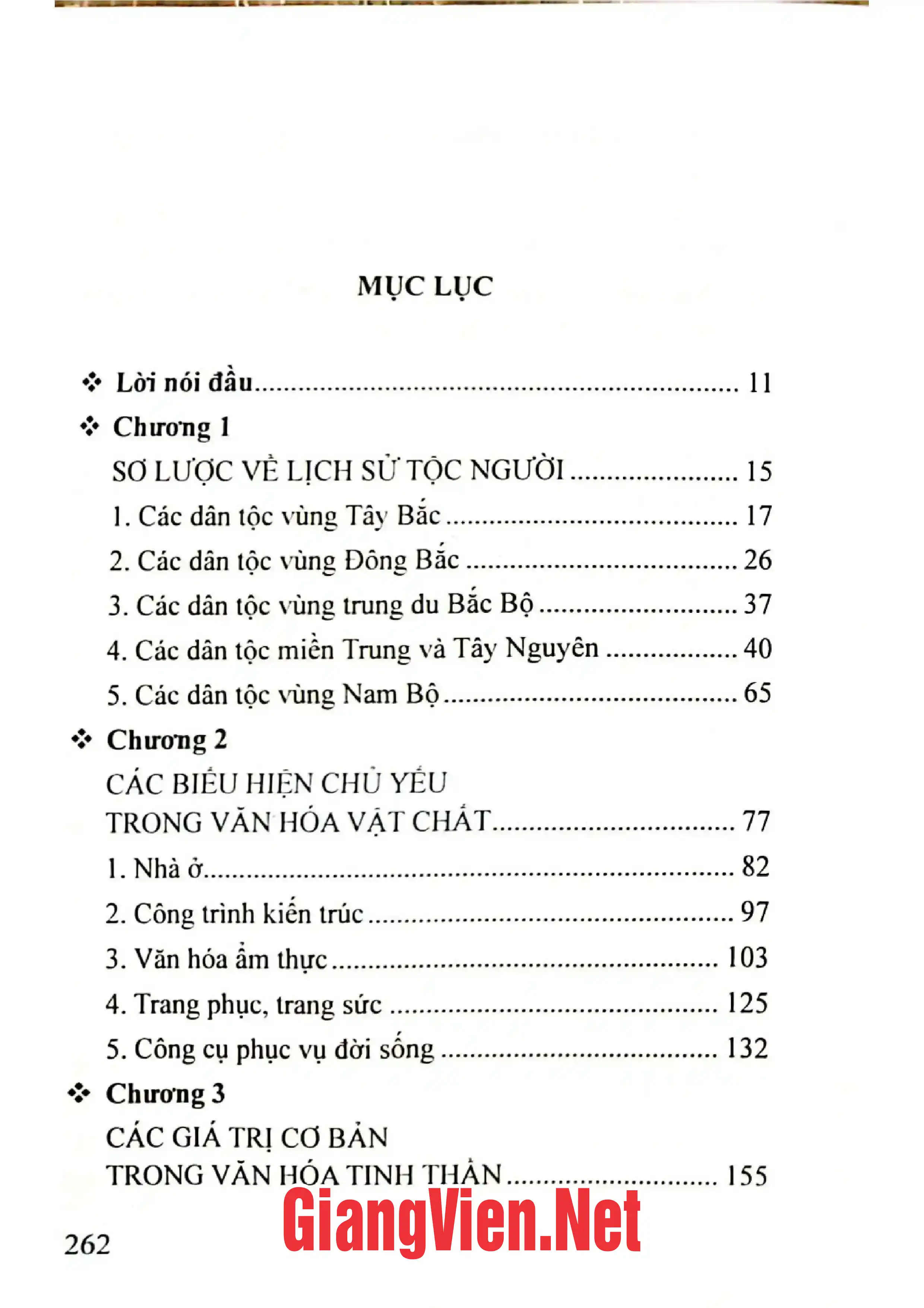 Trang bìa chính thức sách Văn hóa các dân tộc ít người ở Việt Nam