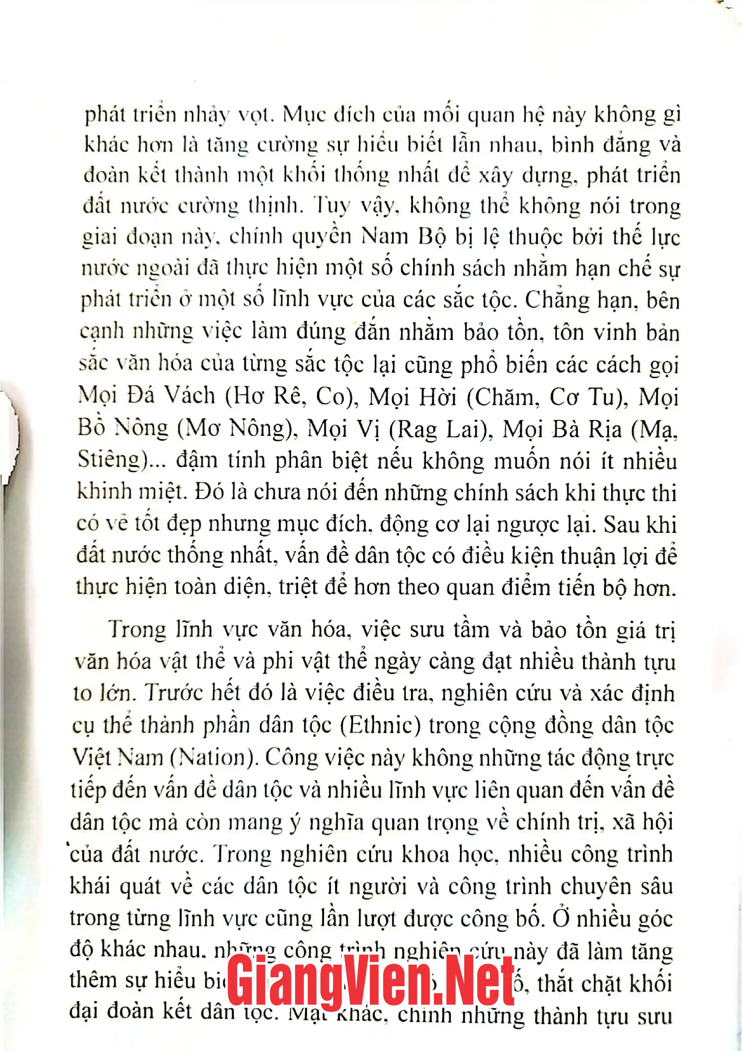 Mục lục chi tiết trang 3 sách Văn hóa các dân tộc ít người ở Việt Nam