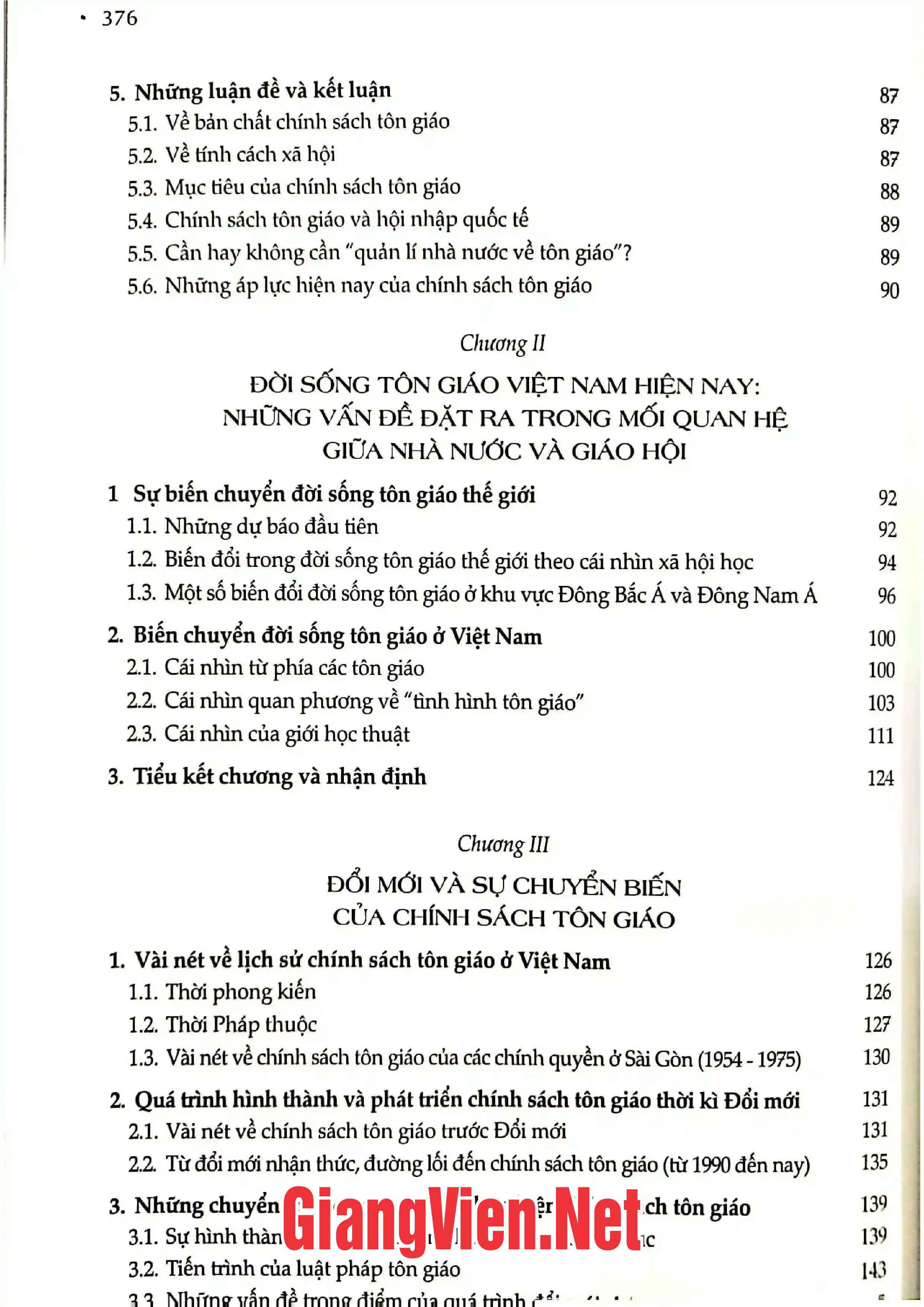 Ảnh minh họa nội dung cuốn sách: Nhà nước pháp quyền và tôn giáo ở Việt Nam - Tôn giáo và nhà nước
