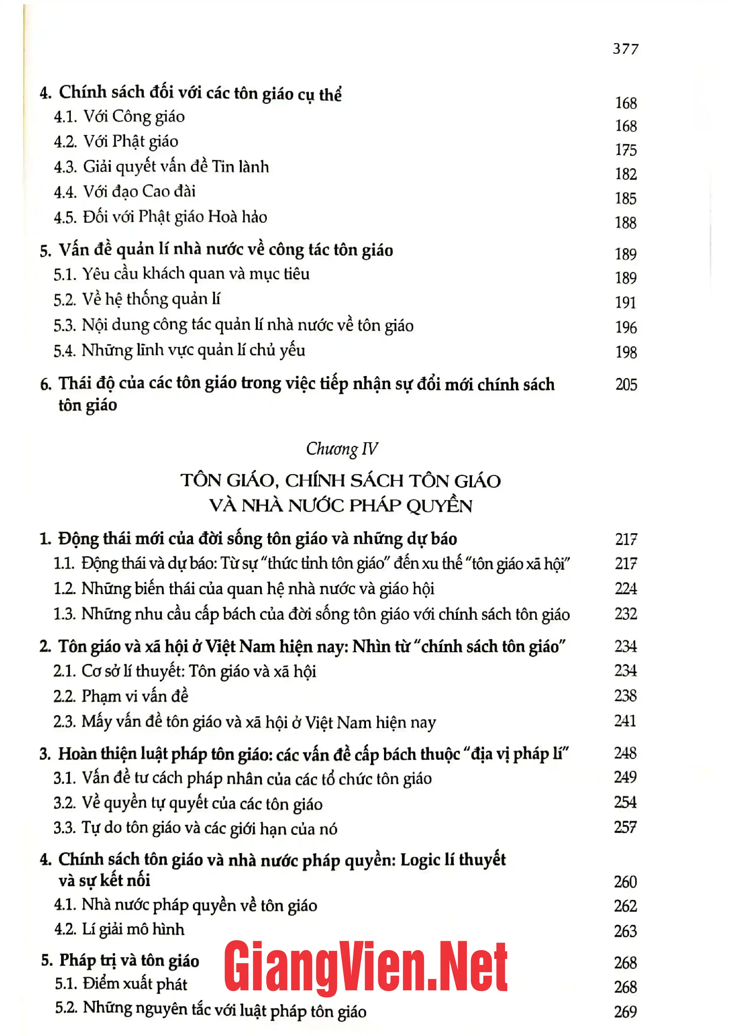 Ảnh minh họa nội dung cuốn sách: Nhà nước pháp quyền và tôn giáo ở Việt Nam - Tôn giáo và nhà nước
