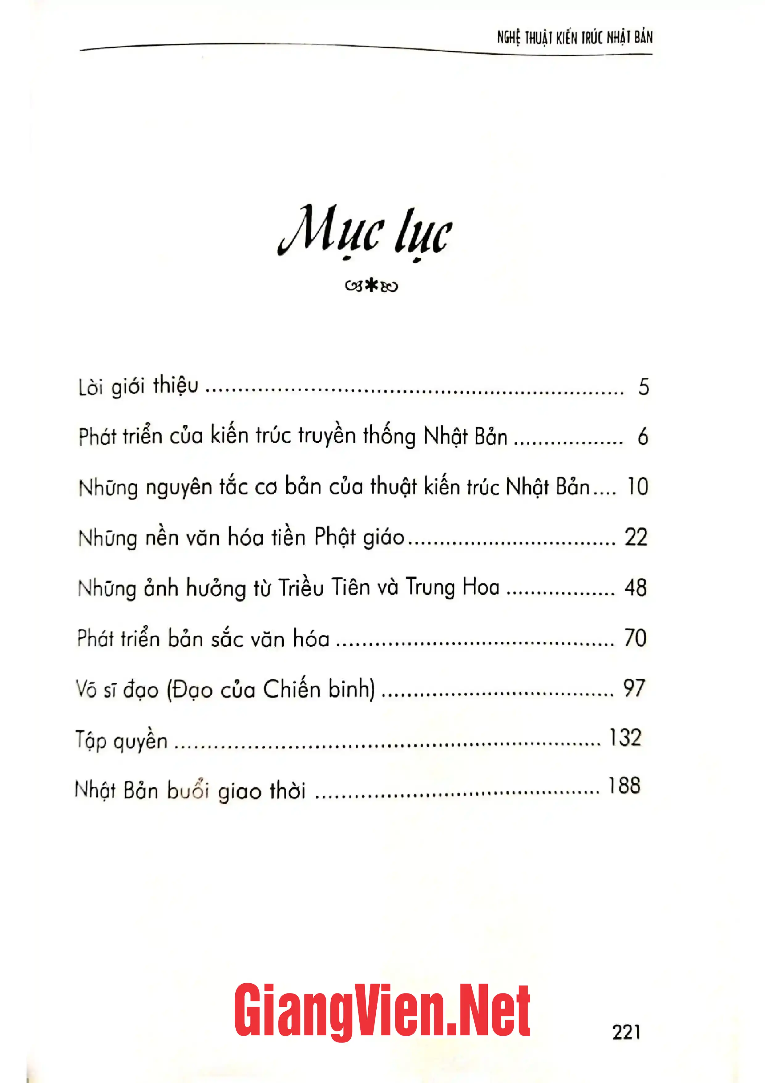 Trang bìa chính thức sách Nghệ thuật kiến trúc Nhật Bản