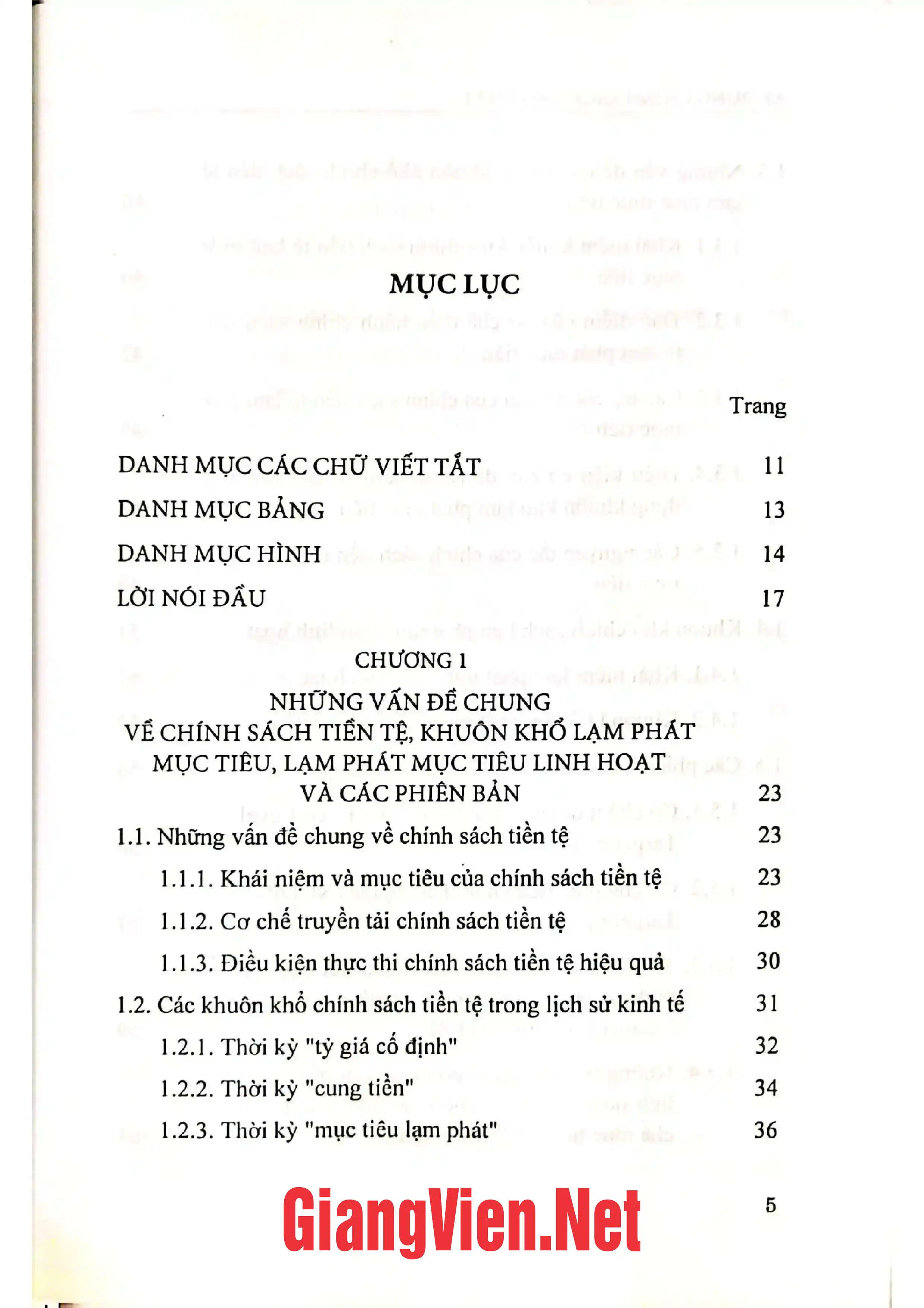Trang bìa chính thức sách Áp dụng chính sách lạm phát mục tiêu lý luận và thực tiễn