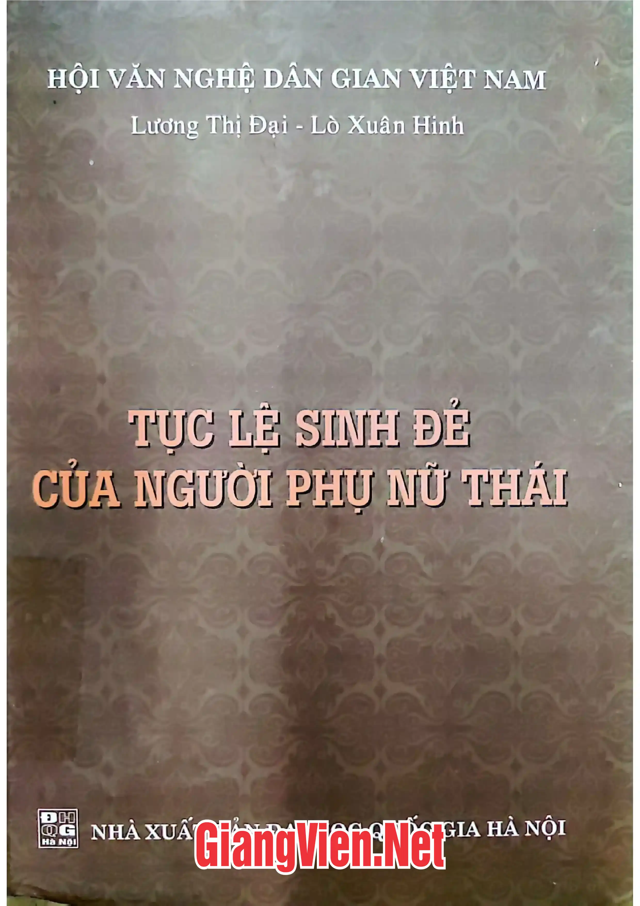Ảnh bìa của Tục lệ sinh đẻ của người phụ nữ Thái