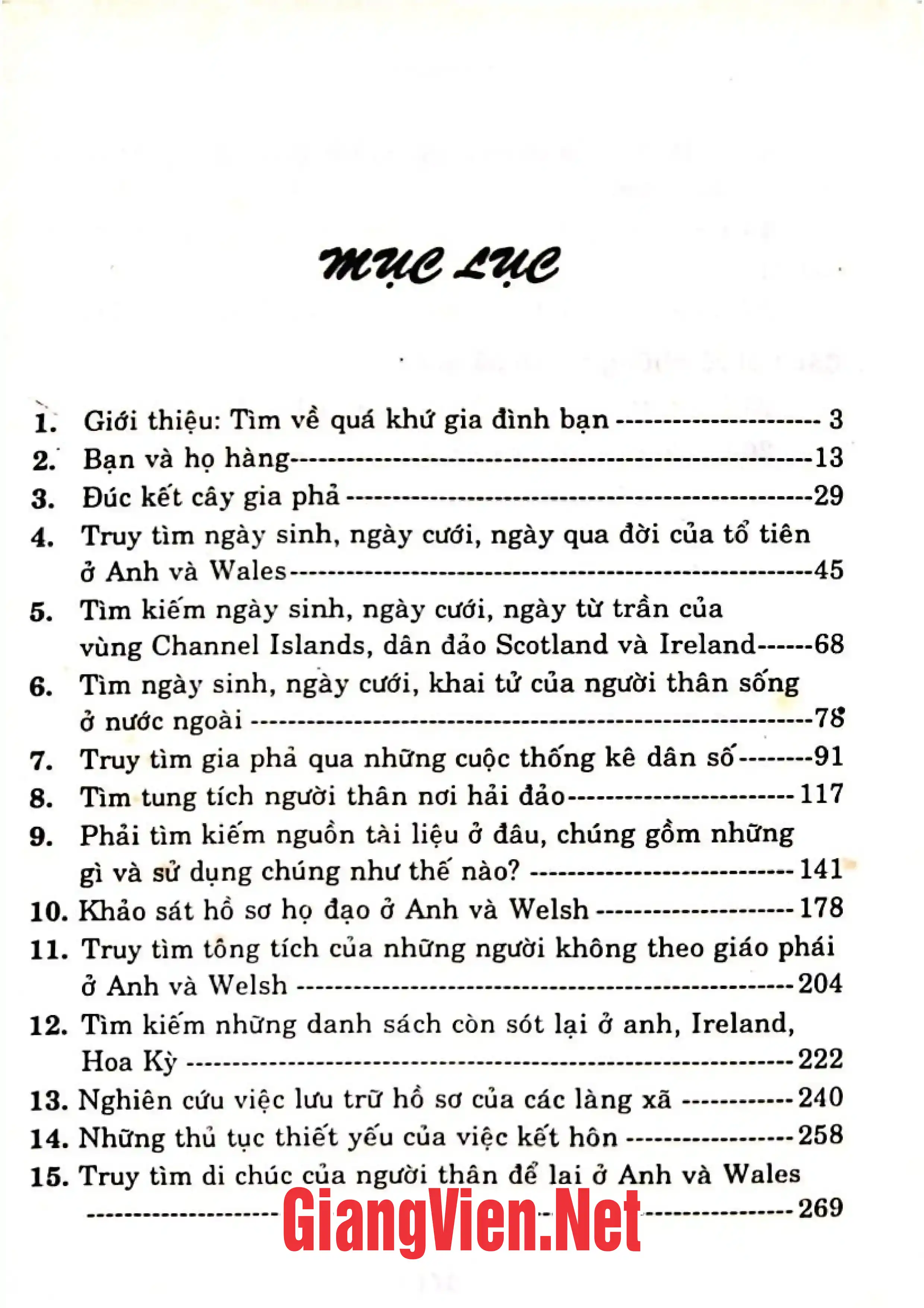 Ảnh minh họa nội dung cuốn sách: Truy tìm gia phả