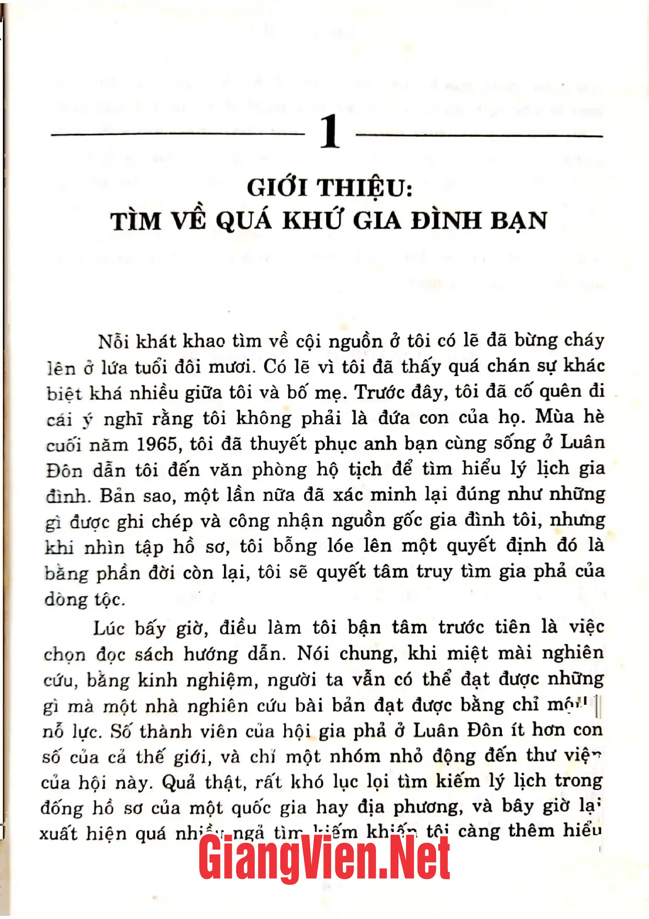 Ảnh minh họa nội dung cuốn sách: Truy tìm gia phả