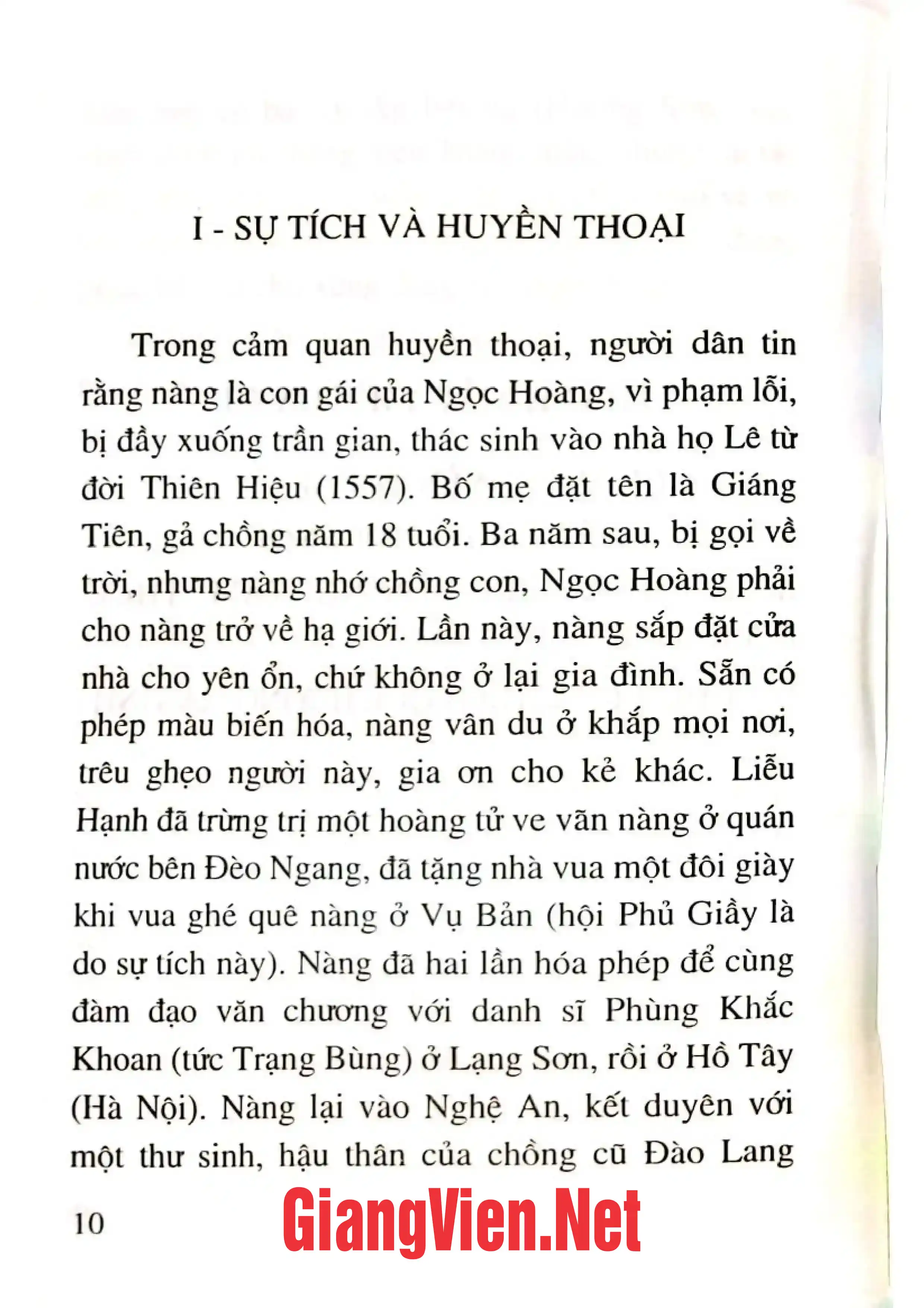Ảnh minh họa nội dung cuốn sách: Tám vị thánh mẫu ở Hà Tĩnh