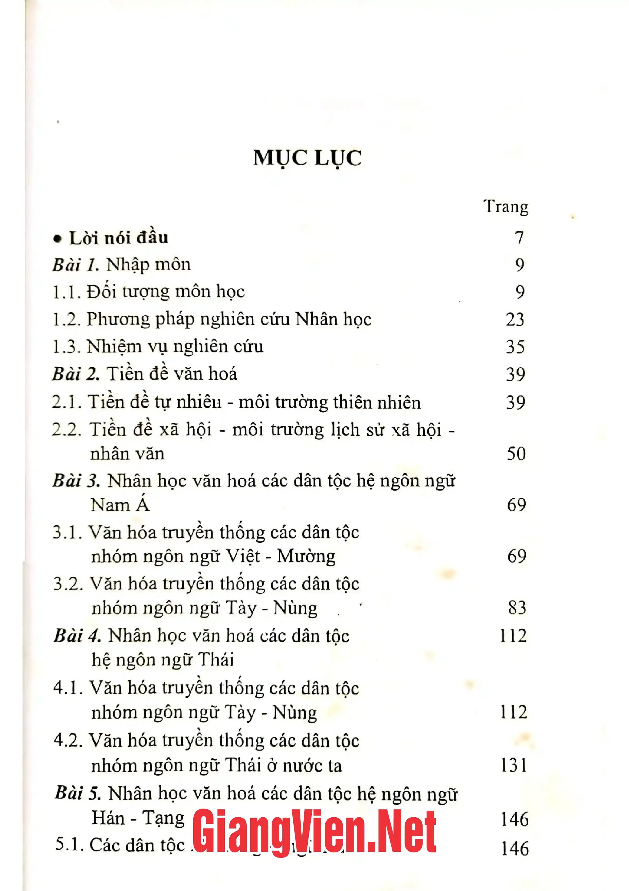 Ảnh minh họa nội dung cuốn sách: Đại cương nhân học văn hóa Việt Nam