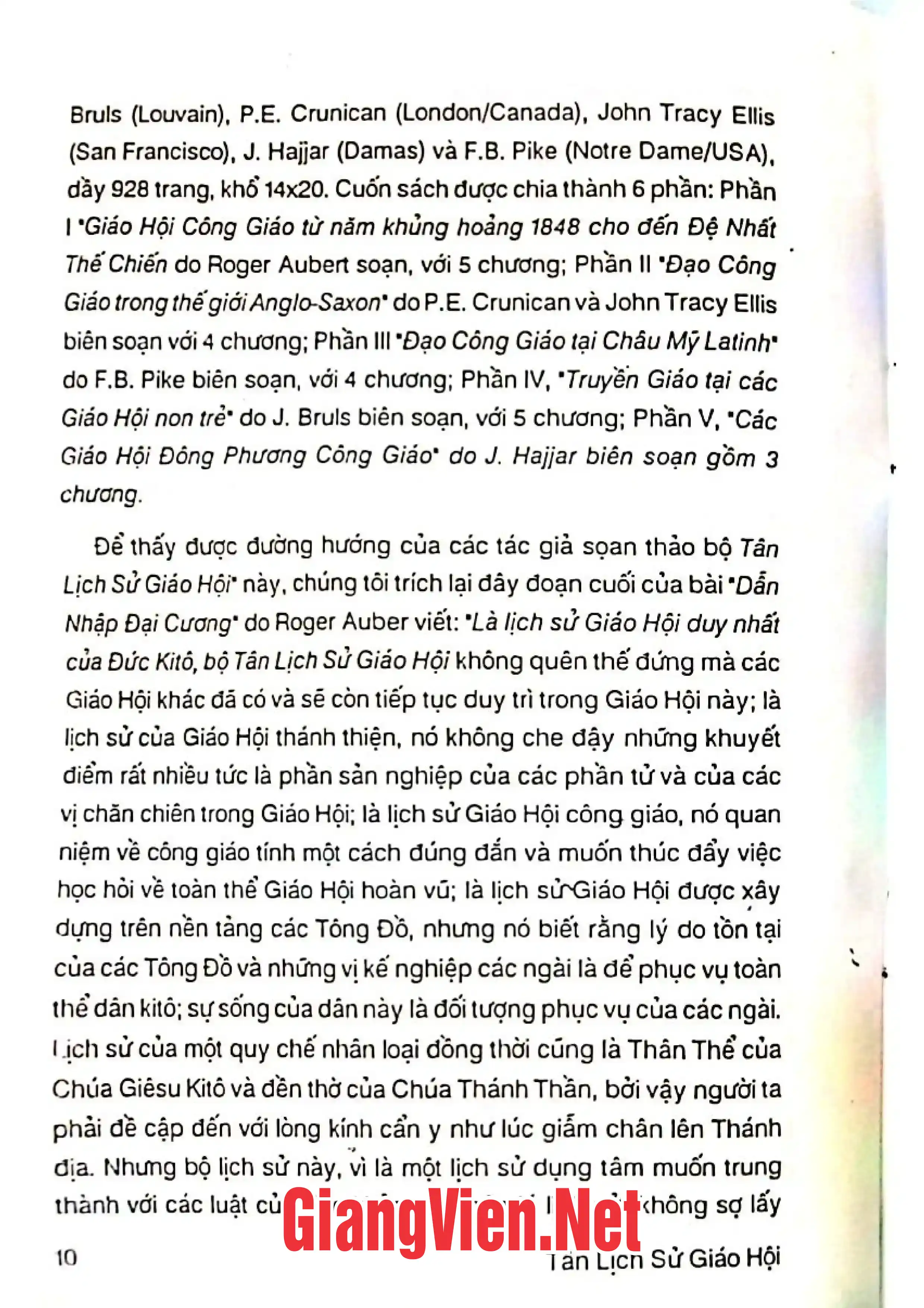 Ảnh minh họa nội dung cuốn sách: Tân lịch sử giáo hội, Cuốn I A Từ xuất xứ cho đến cuối thế kỷ III -303