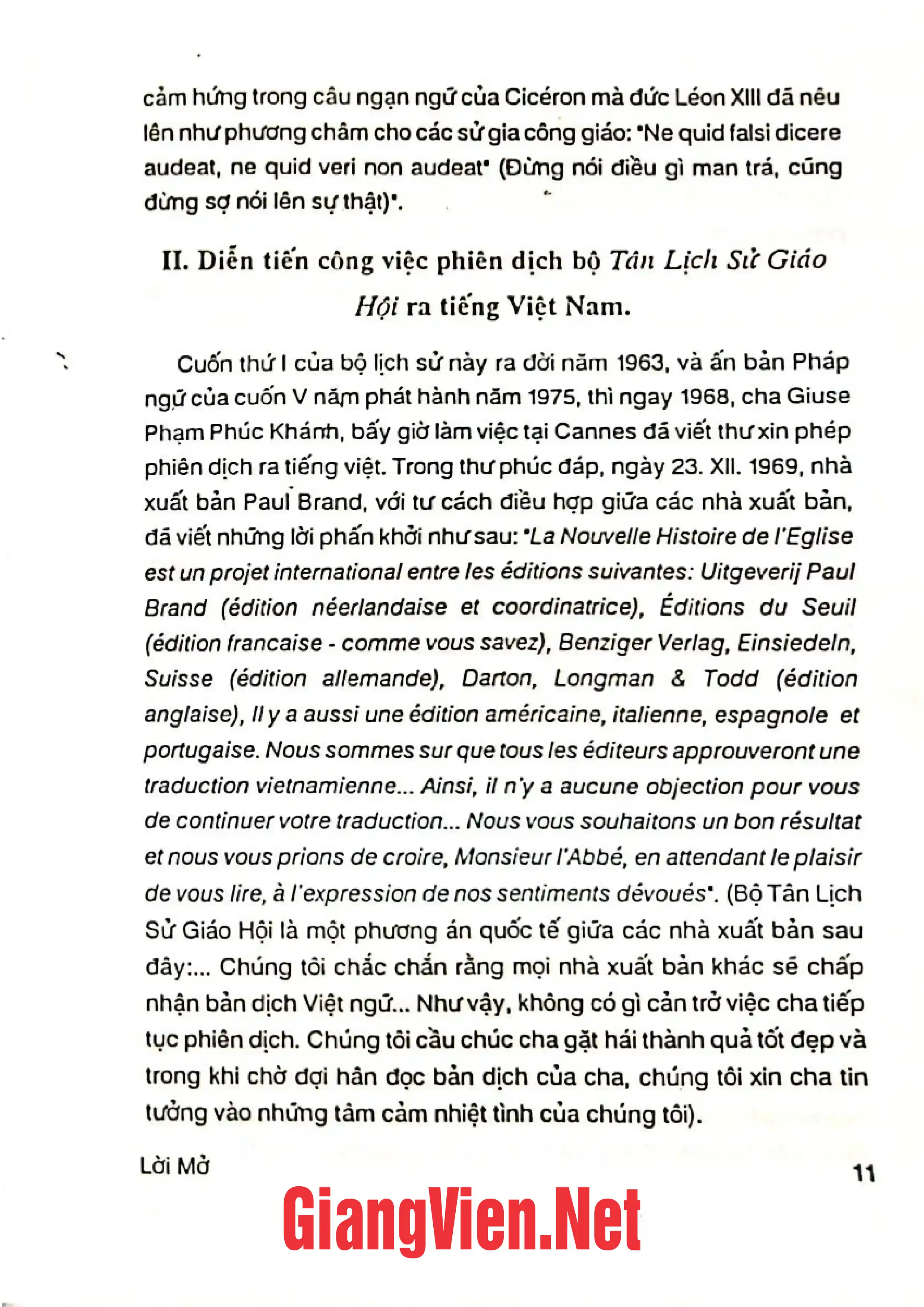 Ảnh minh họa nội dung cuốn sách: Tân lịch sử giáo hội, Cuốn I A Từ xuất xứ cho đến cuối thế kỷ III -303