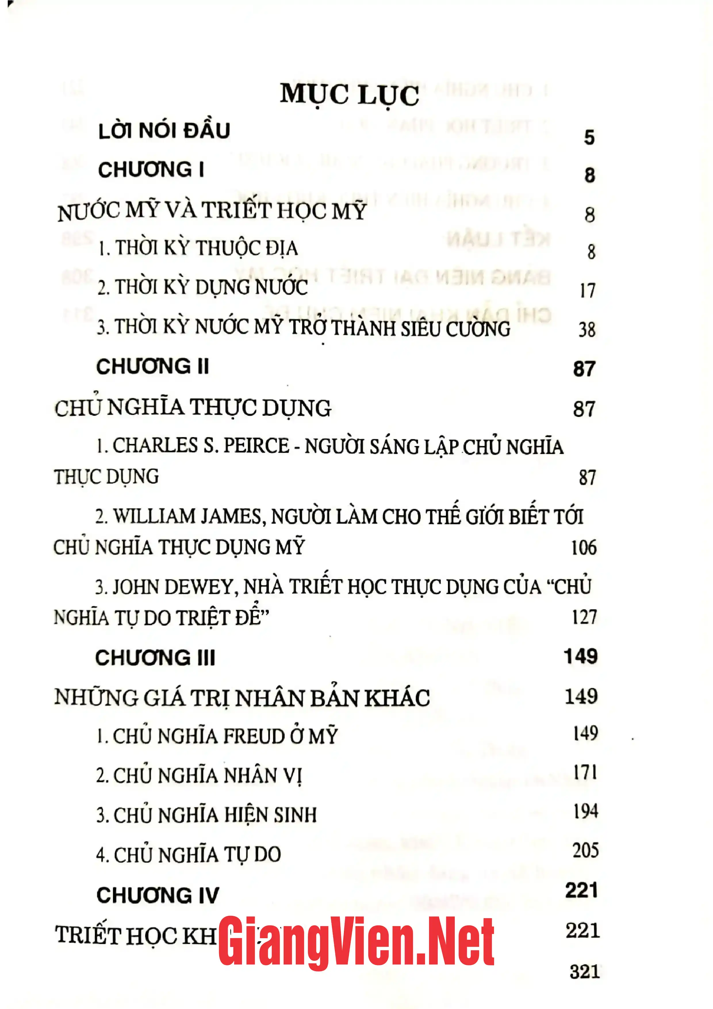 Trang bìa chính thức sách Triết học Mỹ