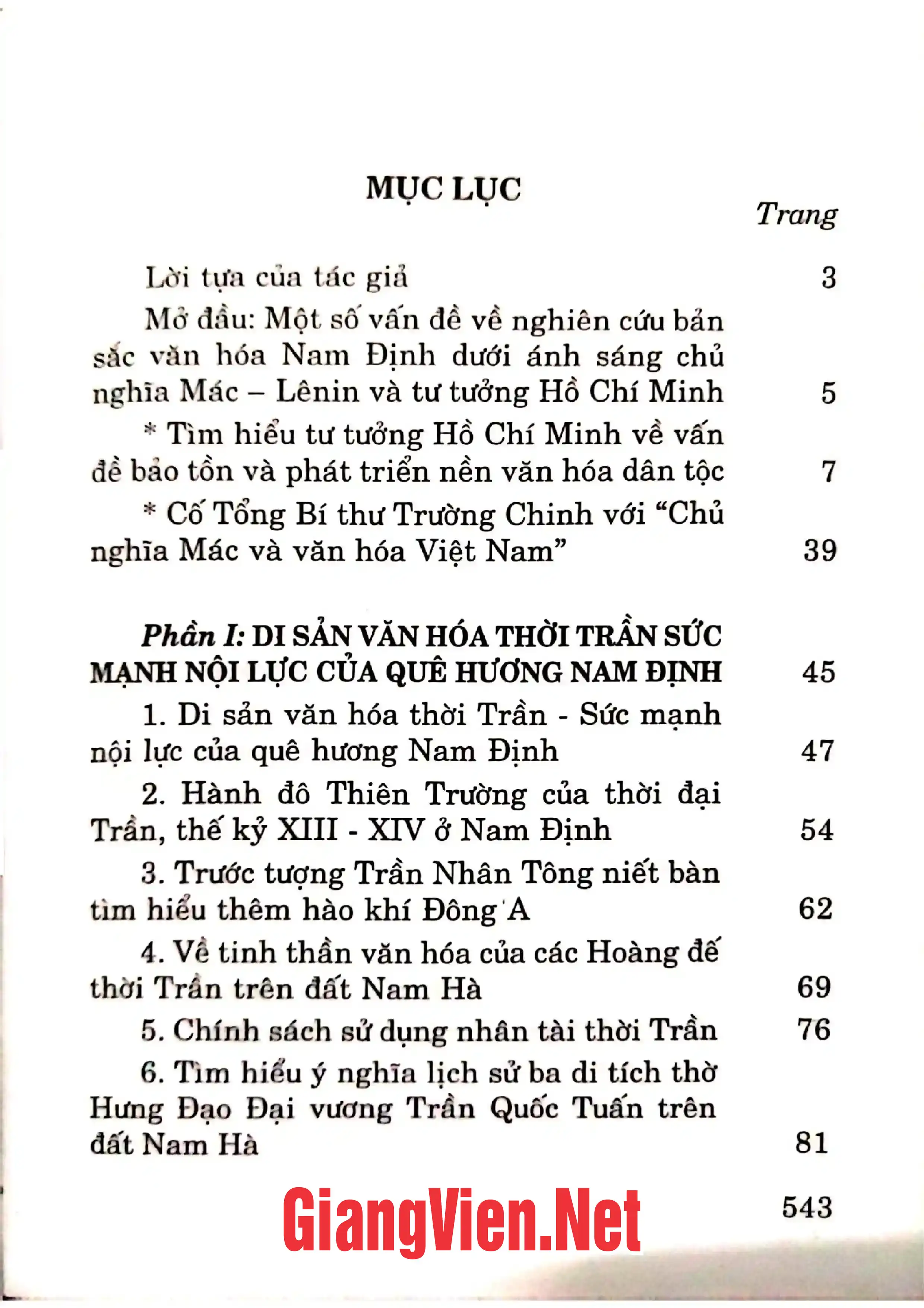 Trang bìa chính thức sách Nam Định đậm đà bản sắc văn hóa dân tộc
