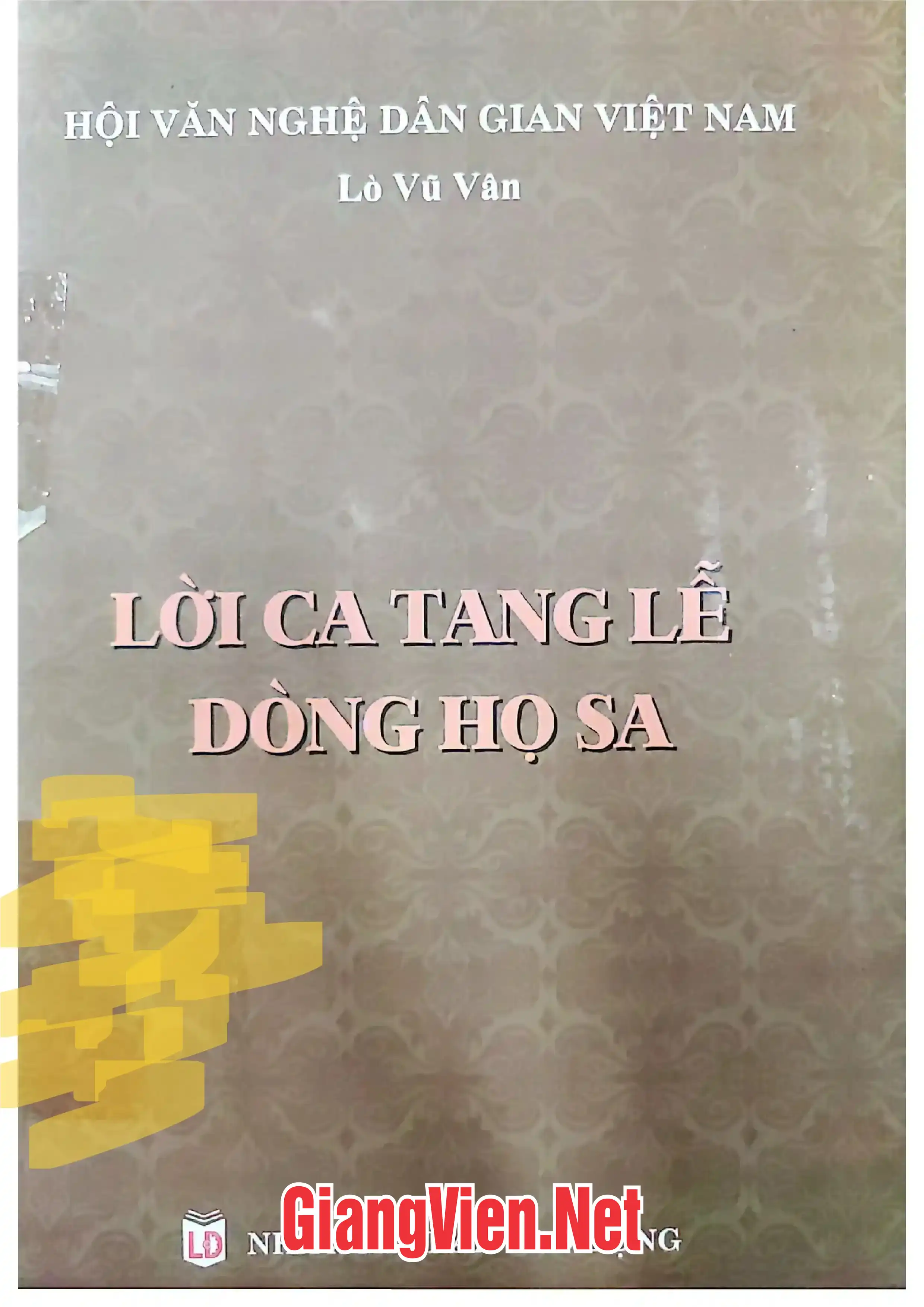Ảnh bìa của Lời ca tang lễ dòng họ Sa