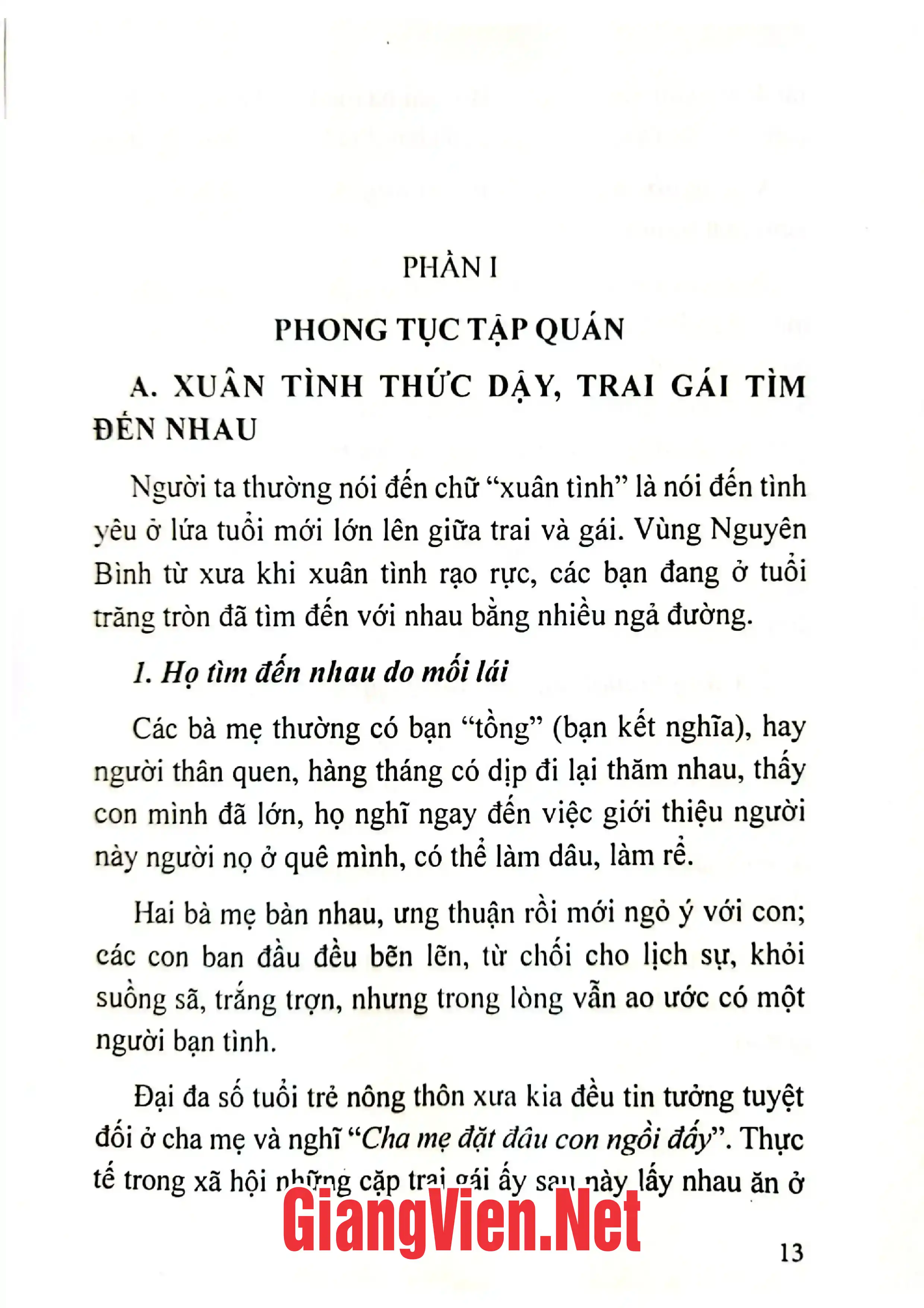 Mục lục chi tiết trang 2 sách Tục hôn nhân cổ của người Tày Nguyên Bình