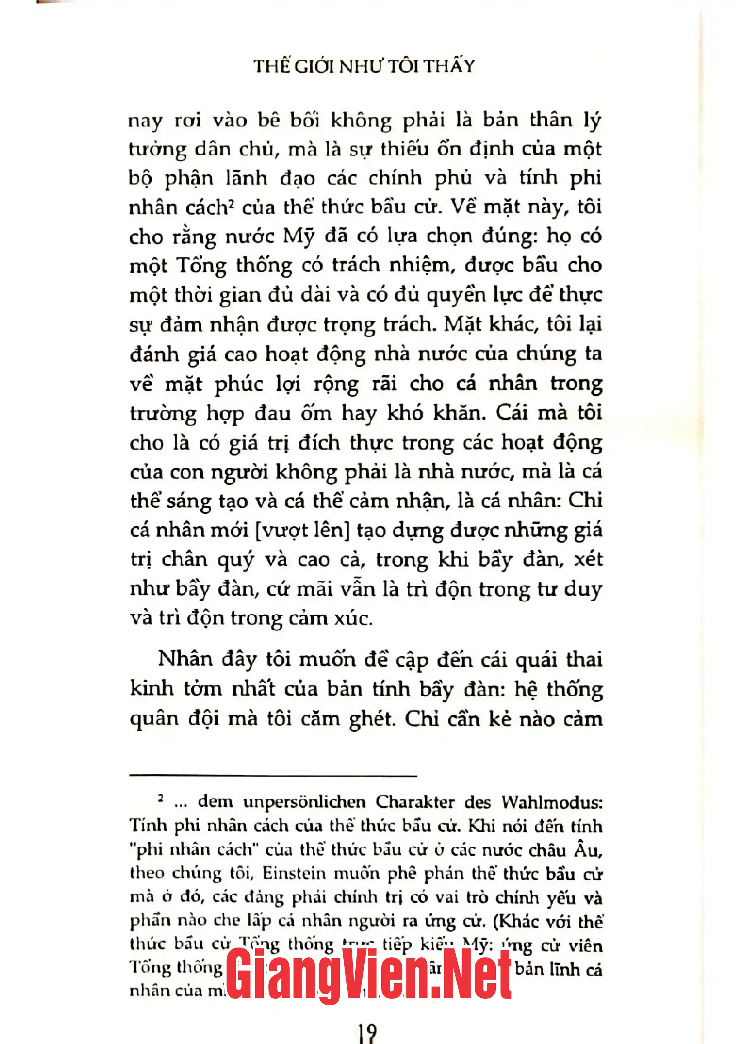 Nội dung mục lục và hình ảnh sách Thế giới như tôi thấy - Trang 5