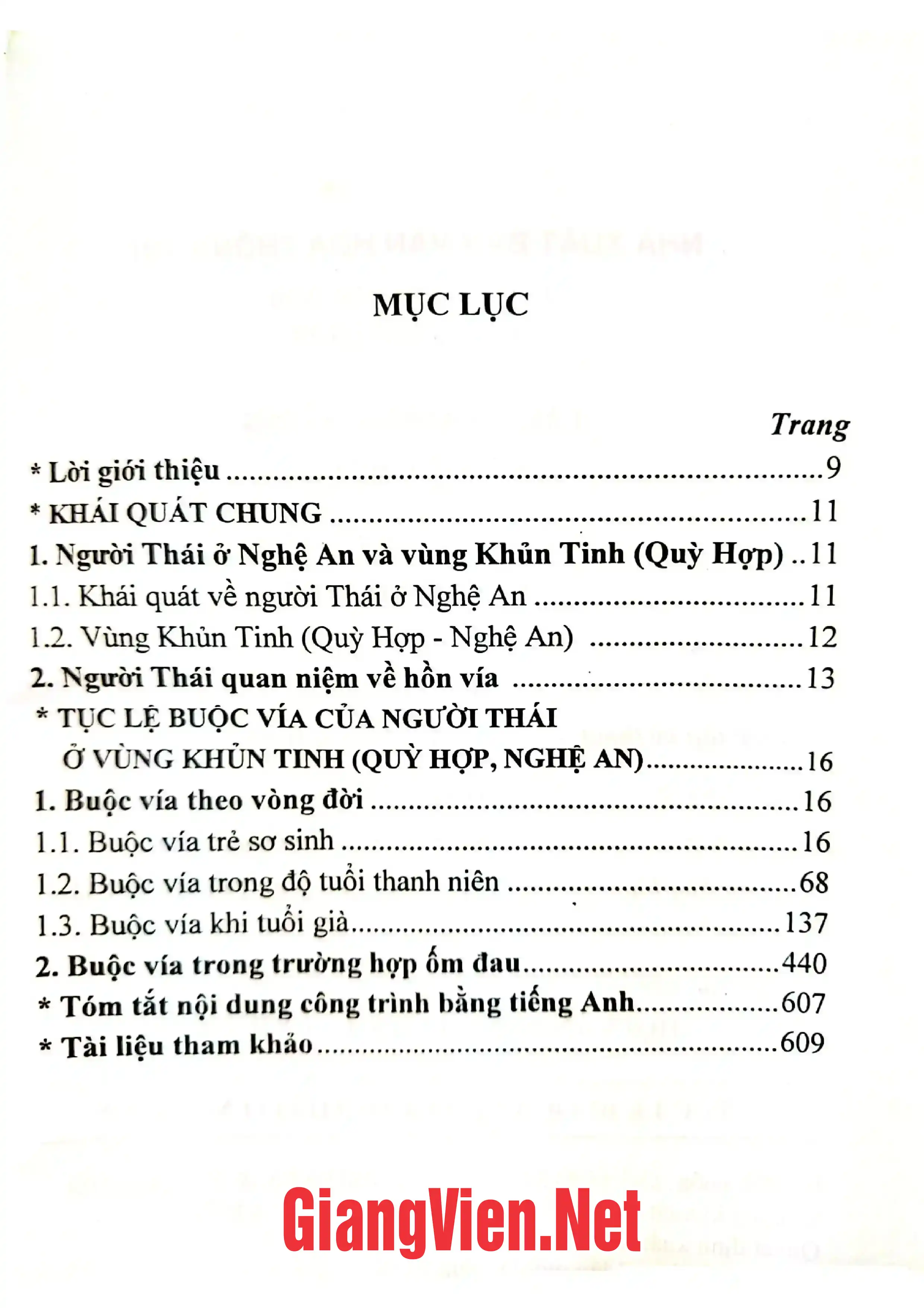 Ảnh minh họa nội dung cuốn sách: Tục lệ buộc vía người Thái ở Nghệ An