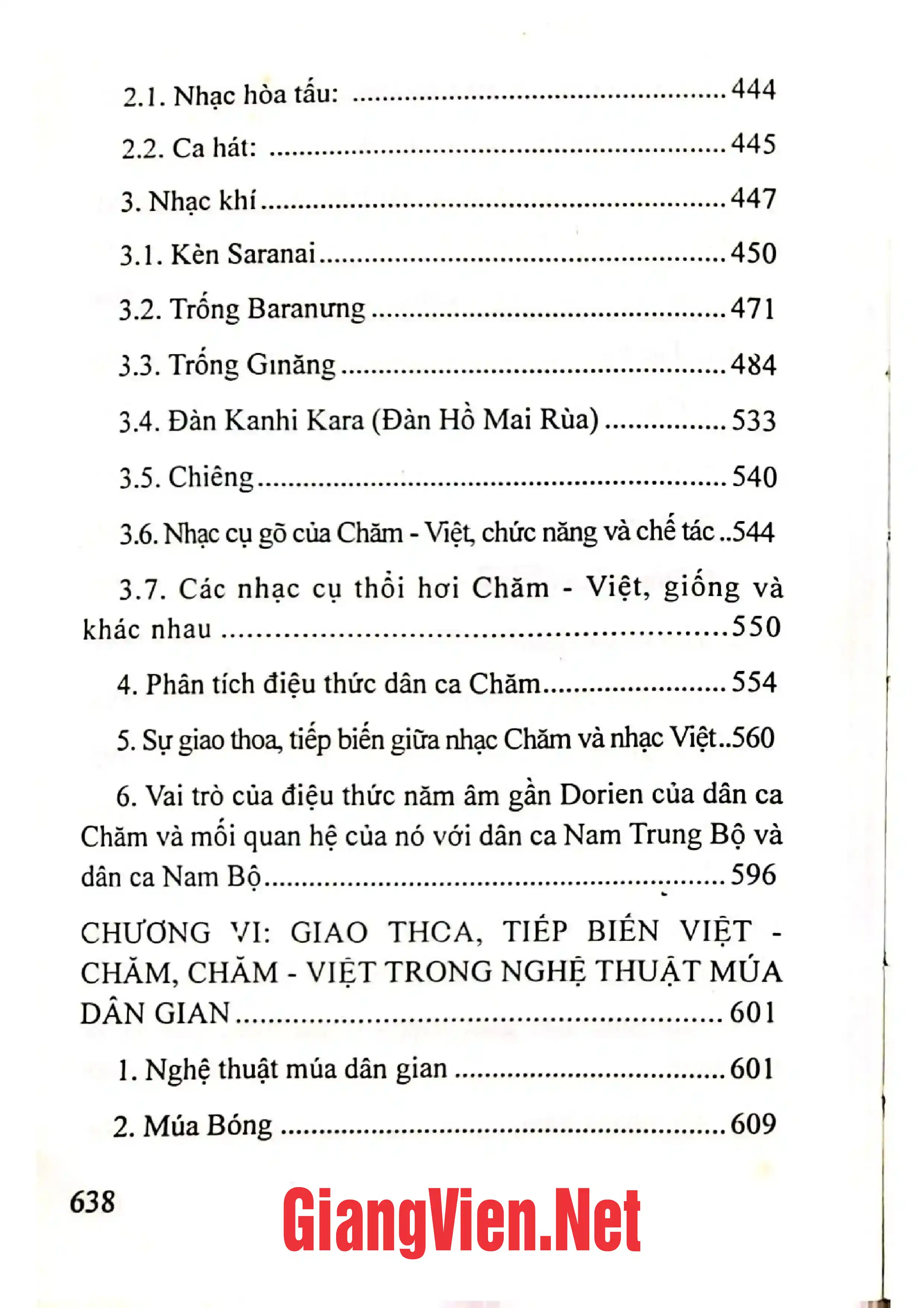 Mục lục chi tiết trang 3 sách Văn hóa dân gian Việt - Chăm nhìn trong mối quan hệ Qua cứ liệu văn hóa dân gian miền Trung Quyển 1