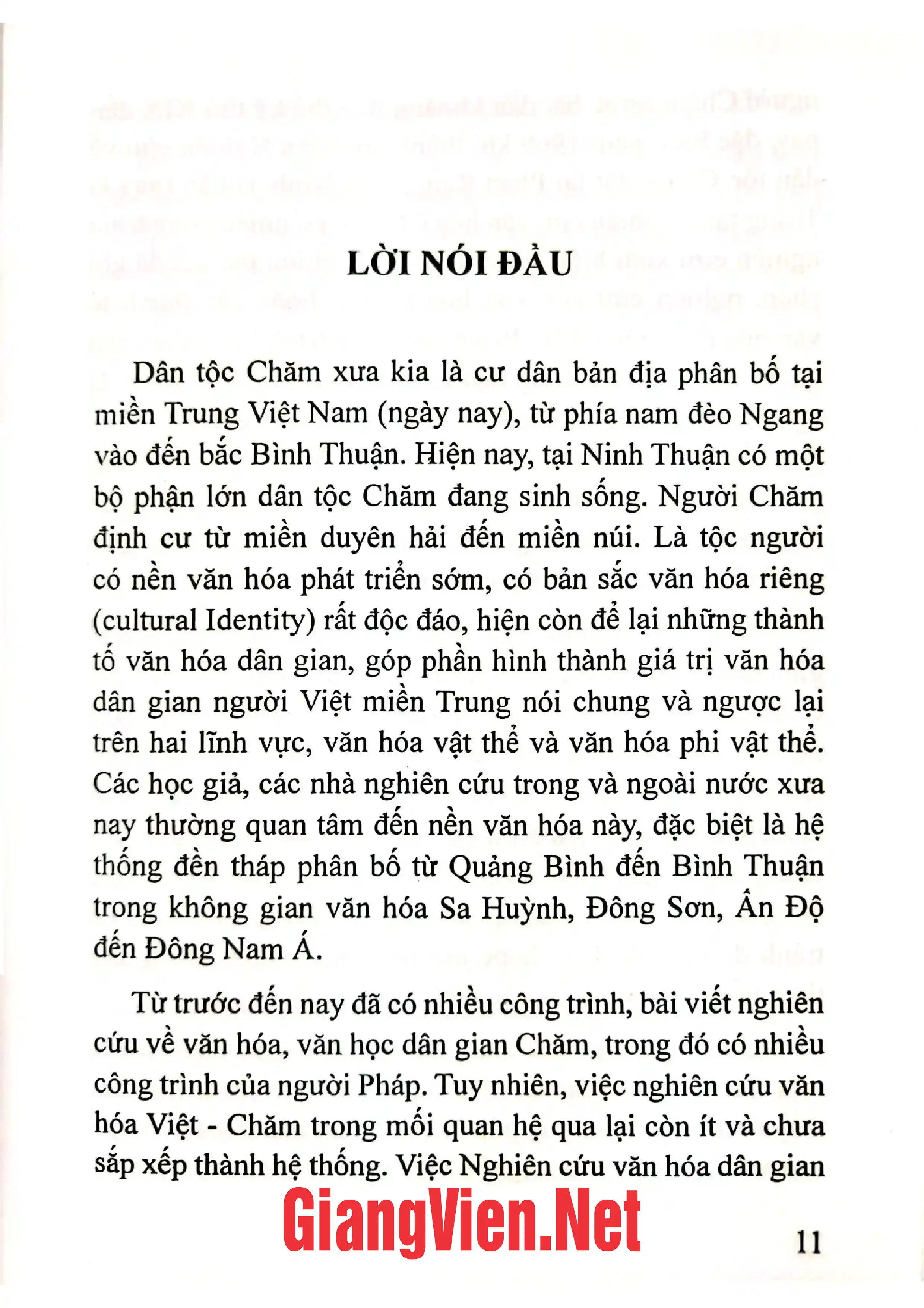 Nội dung mục lục và hình ảnh sách Văn hóa dân gian Việt - Chăm nhìn trong mối quan hệ Qua cứ liệu văn hóa dân gian miền Trung Quyển 1 - Trang 5