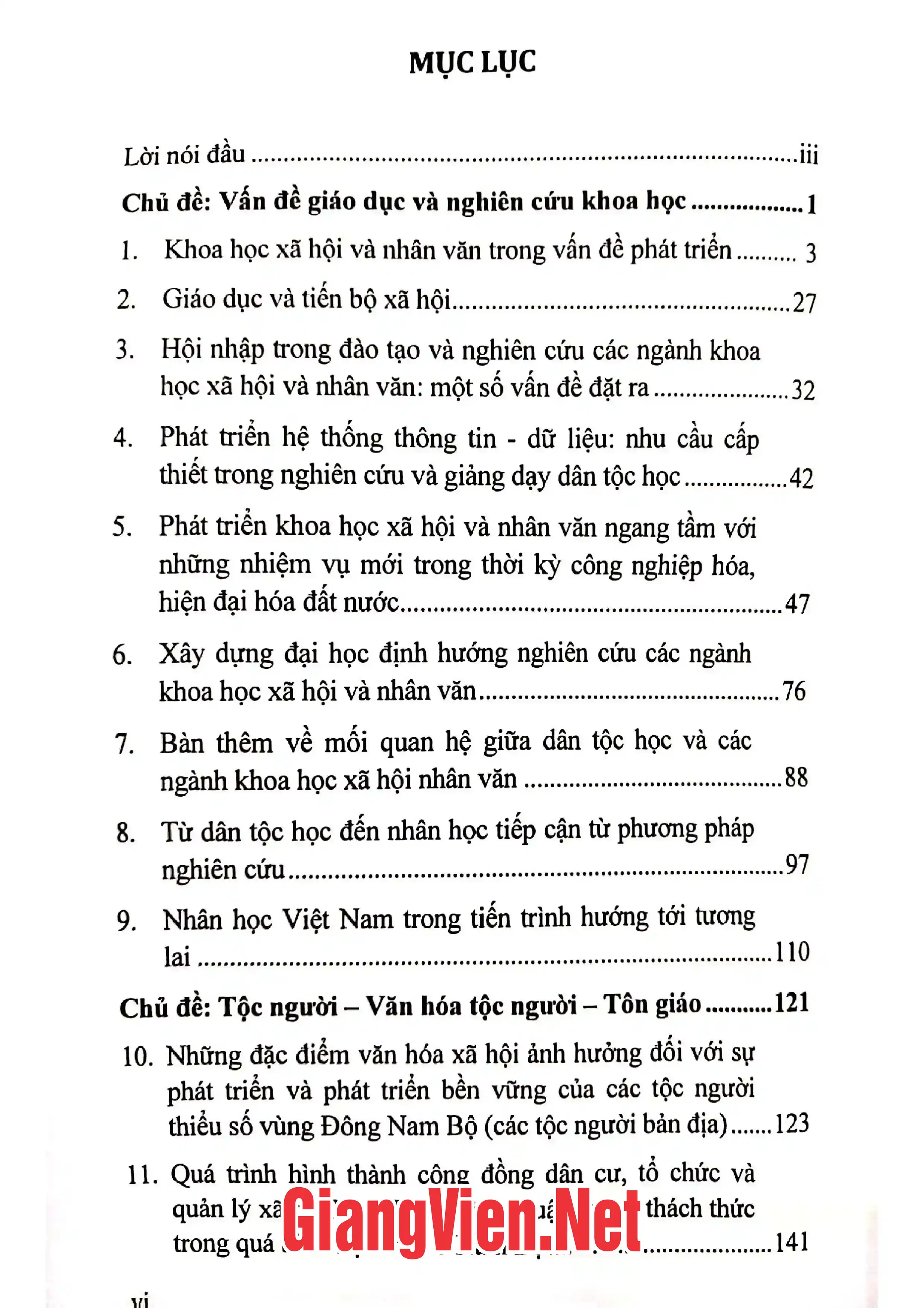 Trang bìa chính thức sách Nghiên cứu tộc người và văn hóa tộc người