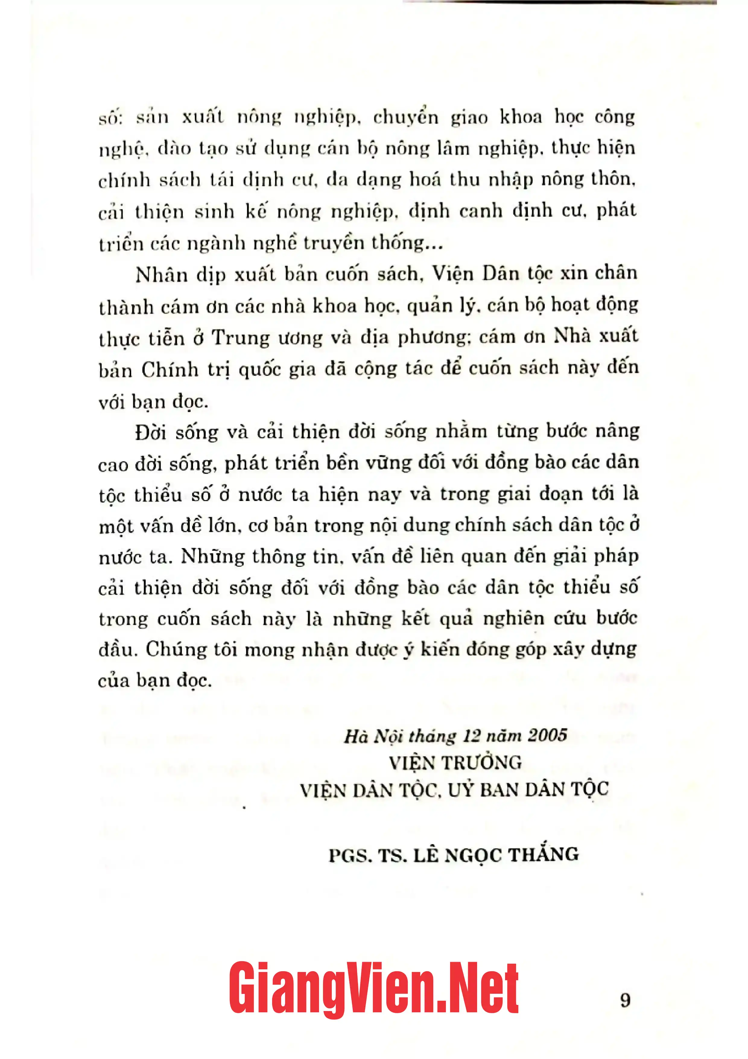 Nội dung mục lục và hình ảnh sách Giải pháp cải thiện đời sống cho đồng bào các dân tộc thiểu số - Trang 6