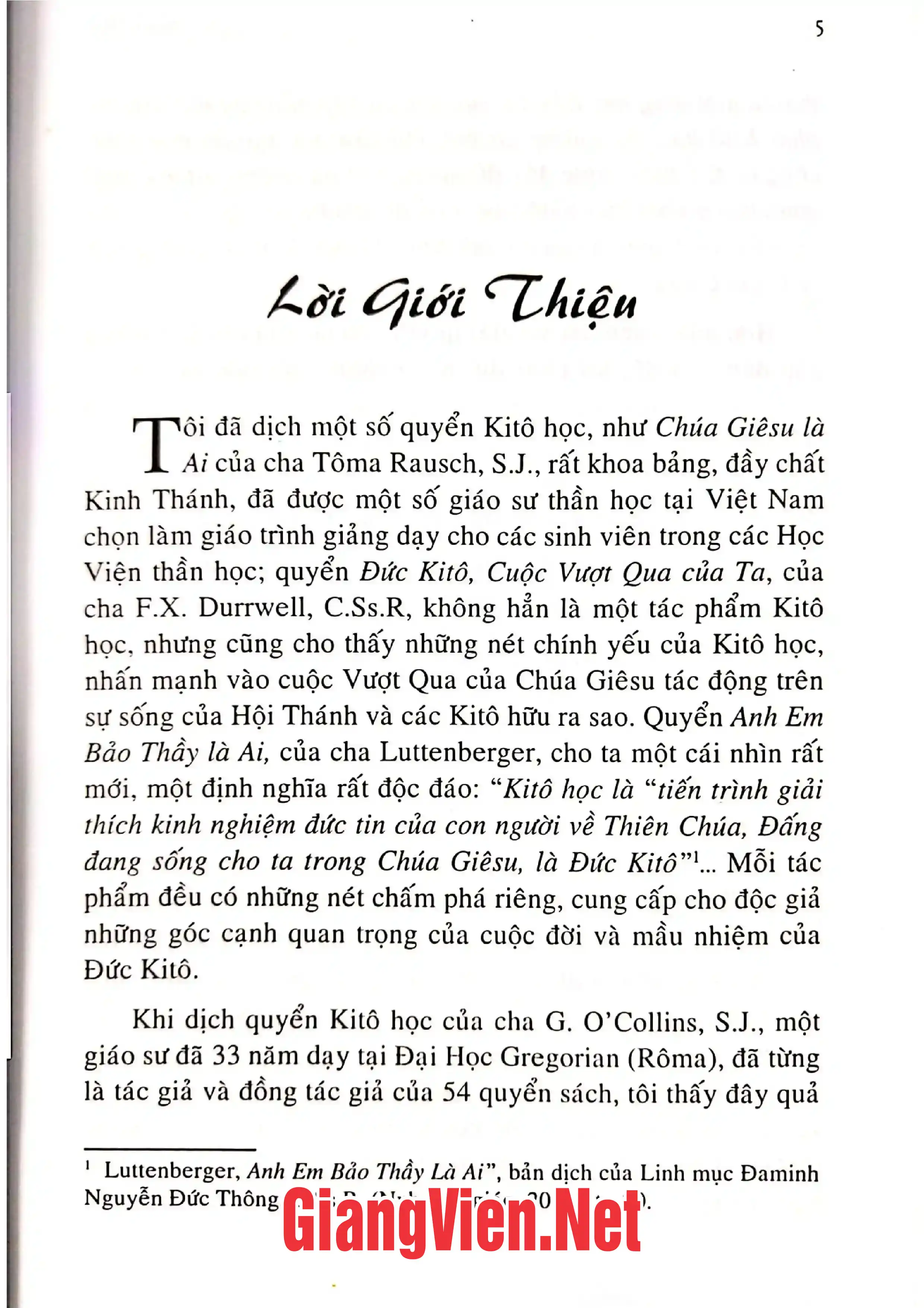 Ảnh minh họa nội dung cuốn sách: Kitô học một nghiên cứu hệ thống lịch sử và Kinh Thánh về Chúa Giêsu