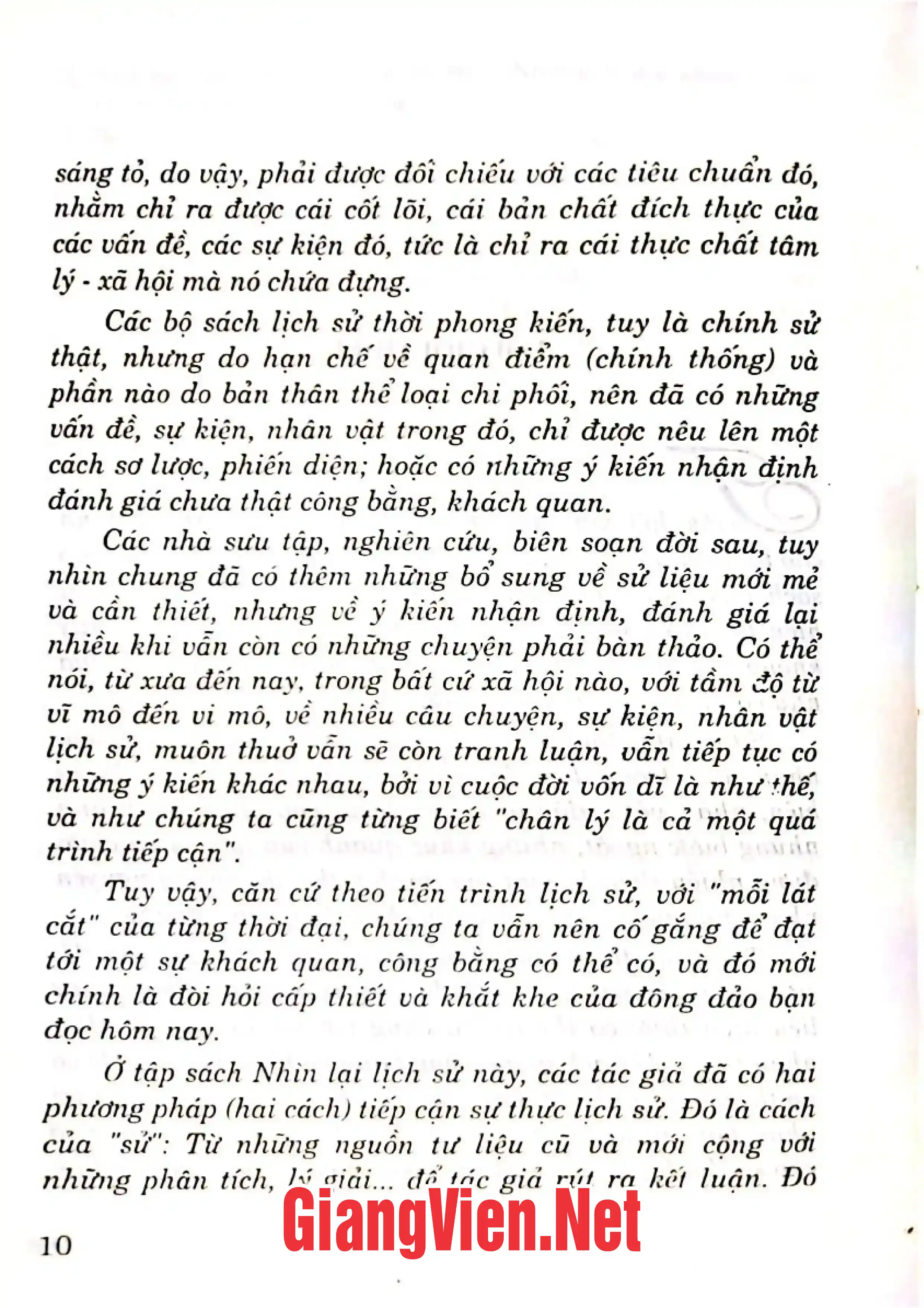 Nội dung mục lục và hình ảnh sách Nhìn lại lịch sử - Trang 5