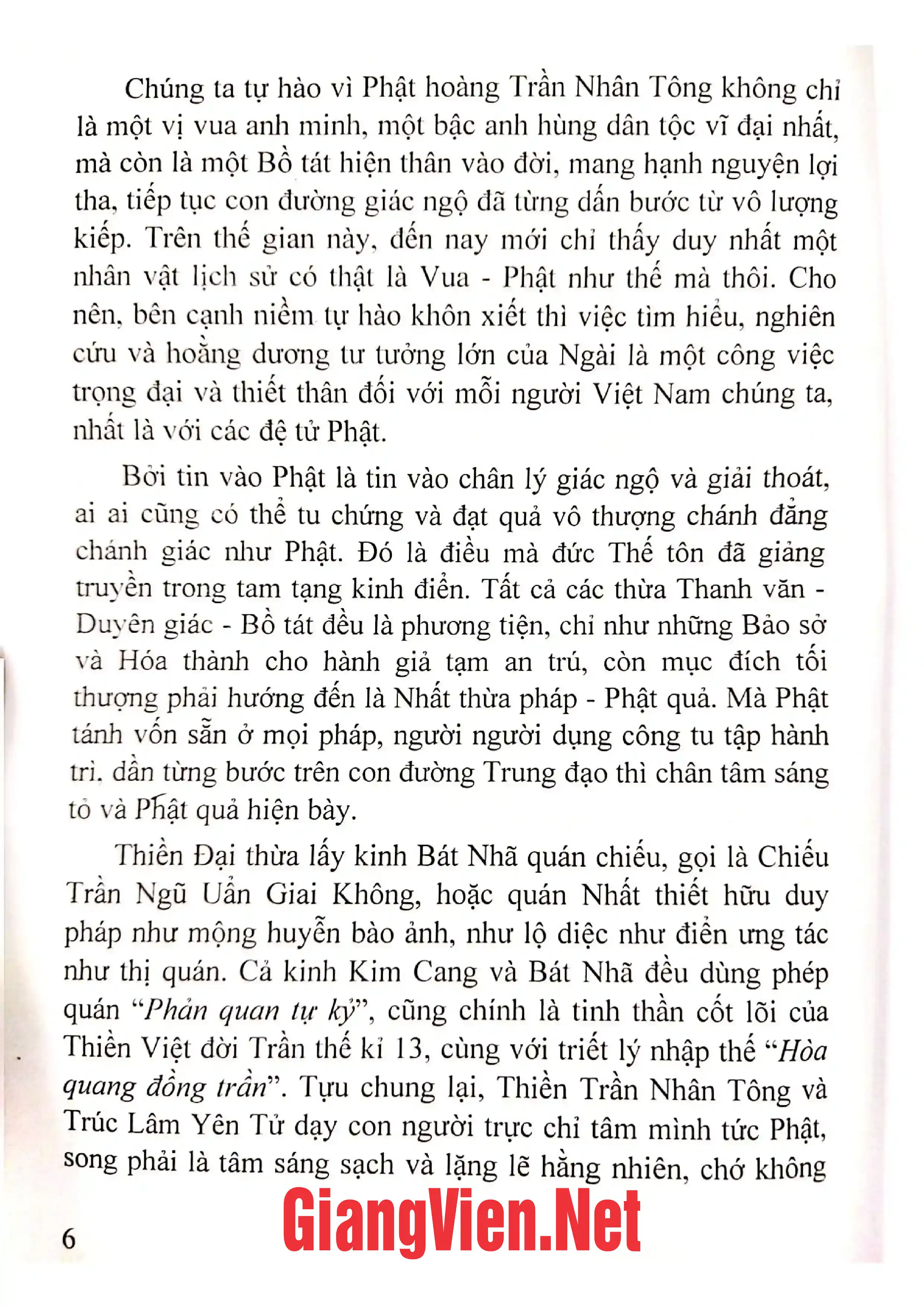 Ảnh minh họa nội dung cuốn sách: Pháp thiền Trần Nhân Tông