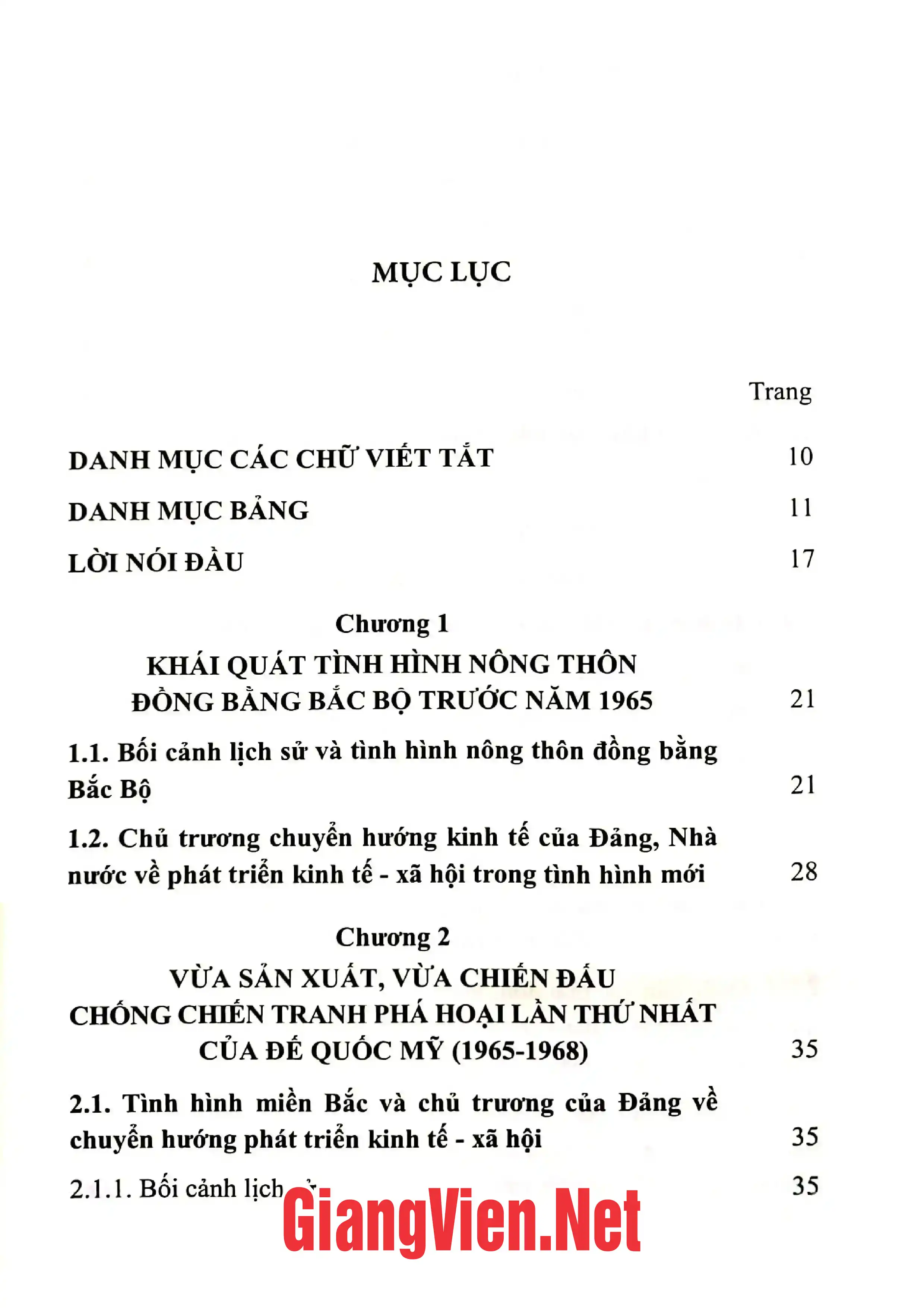 Trang bìa chính thức sách Nông thôn đồng bằng Bắc Bộ 1965 - 1975