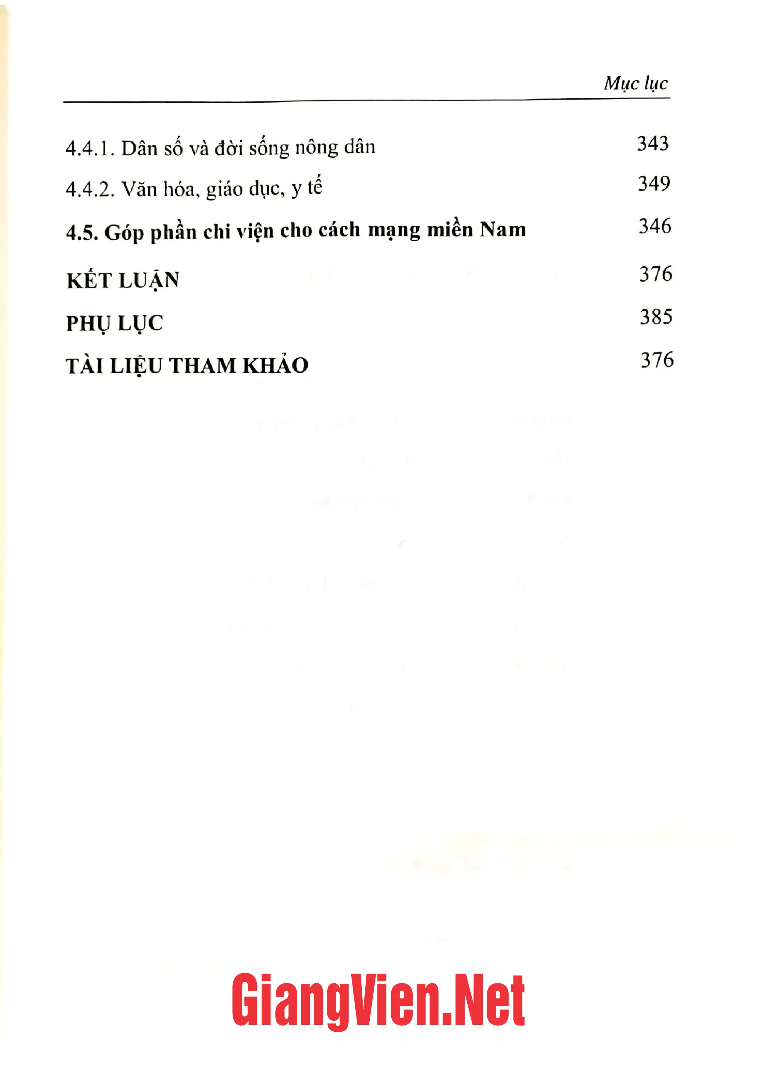 Nội dung trang phụ bản giới thiệu sách Nông thôn đồng bằng Bắc Bộ 1965 - 1975