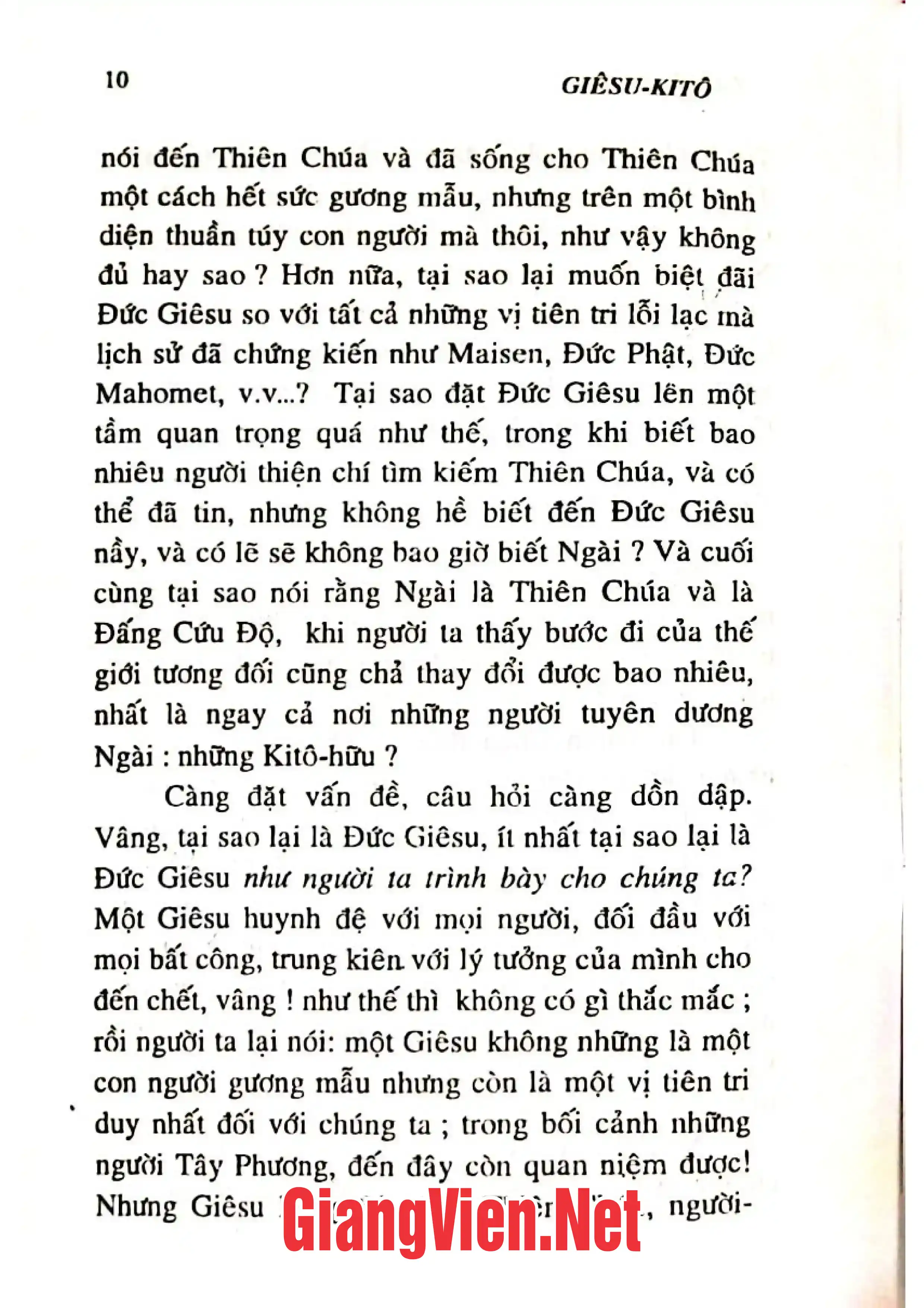 Nội dung mục lục và hình ảnh sách Giê su - Ki tô - Trang 6