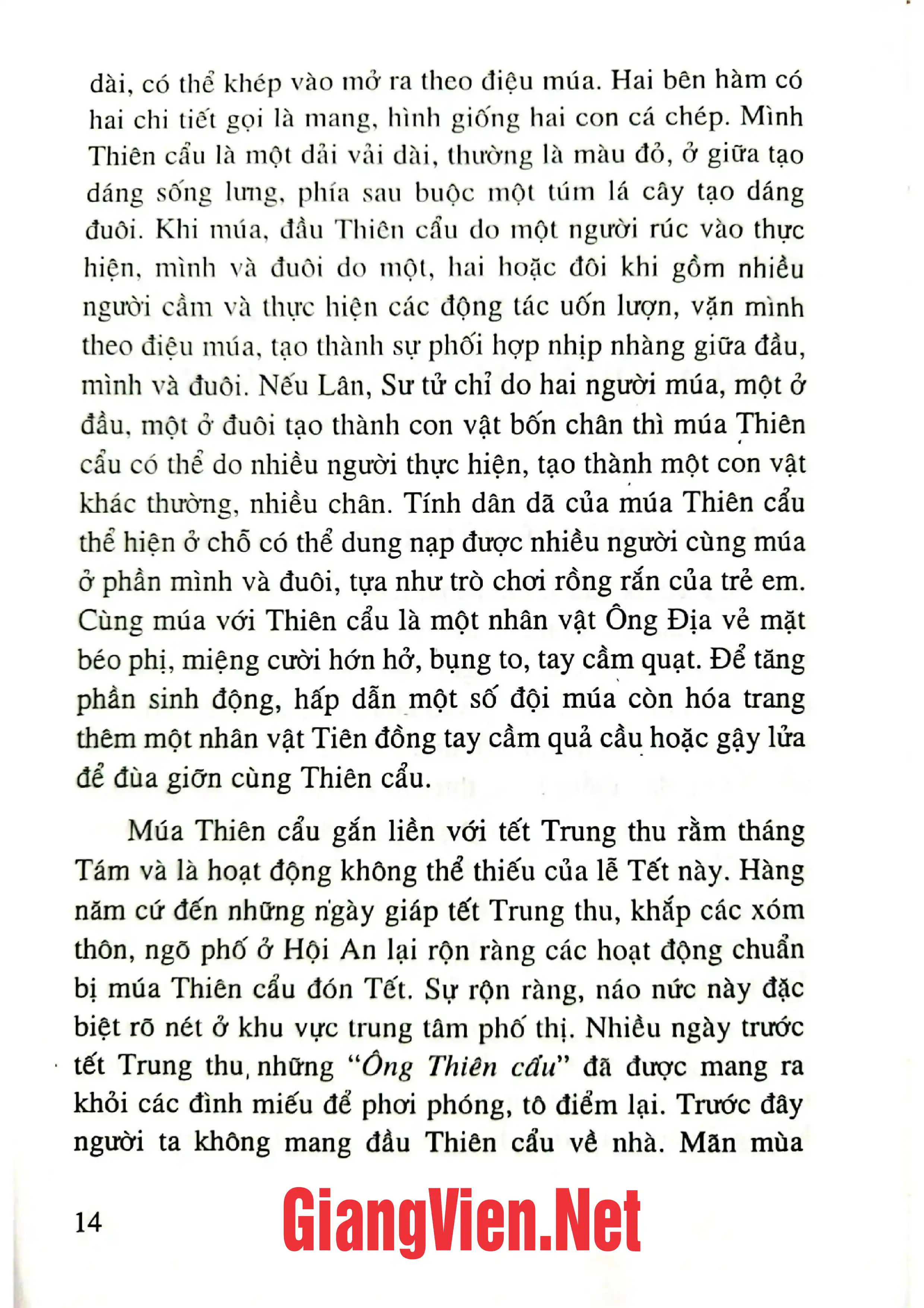 Ảnh minh họa nội dung cuốn sách: Múa thiên cẩu