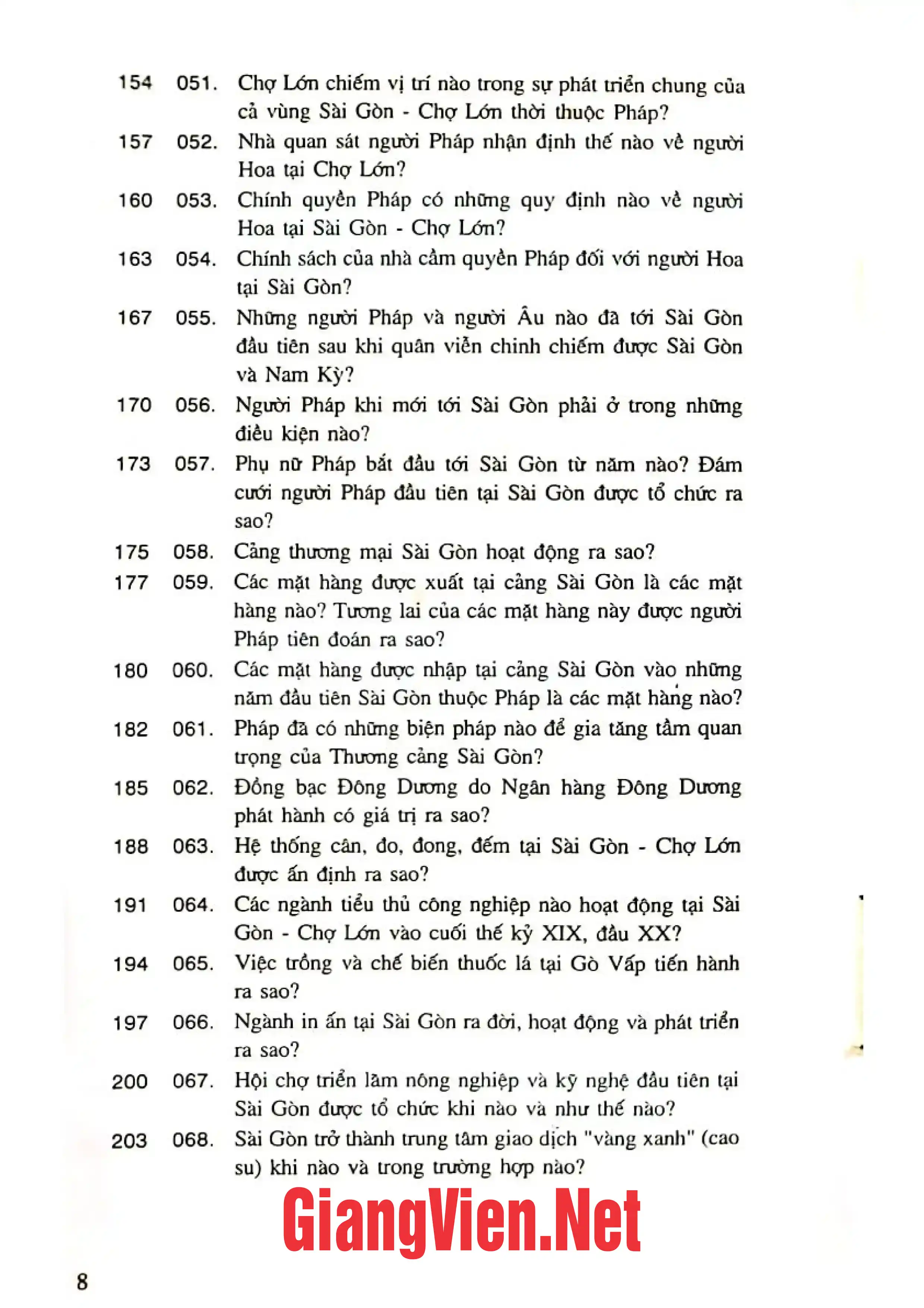 Mục lục chi tiết trang 3 sách Lịch sử Gia định- Sài Gòn thời kỳ 1862 -1945
