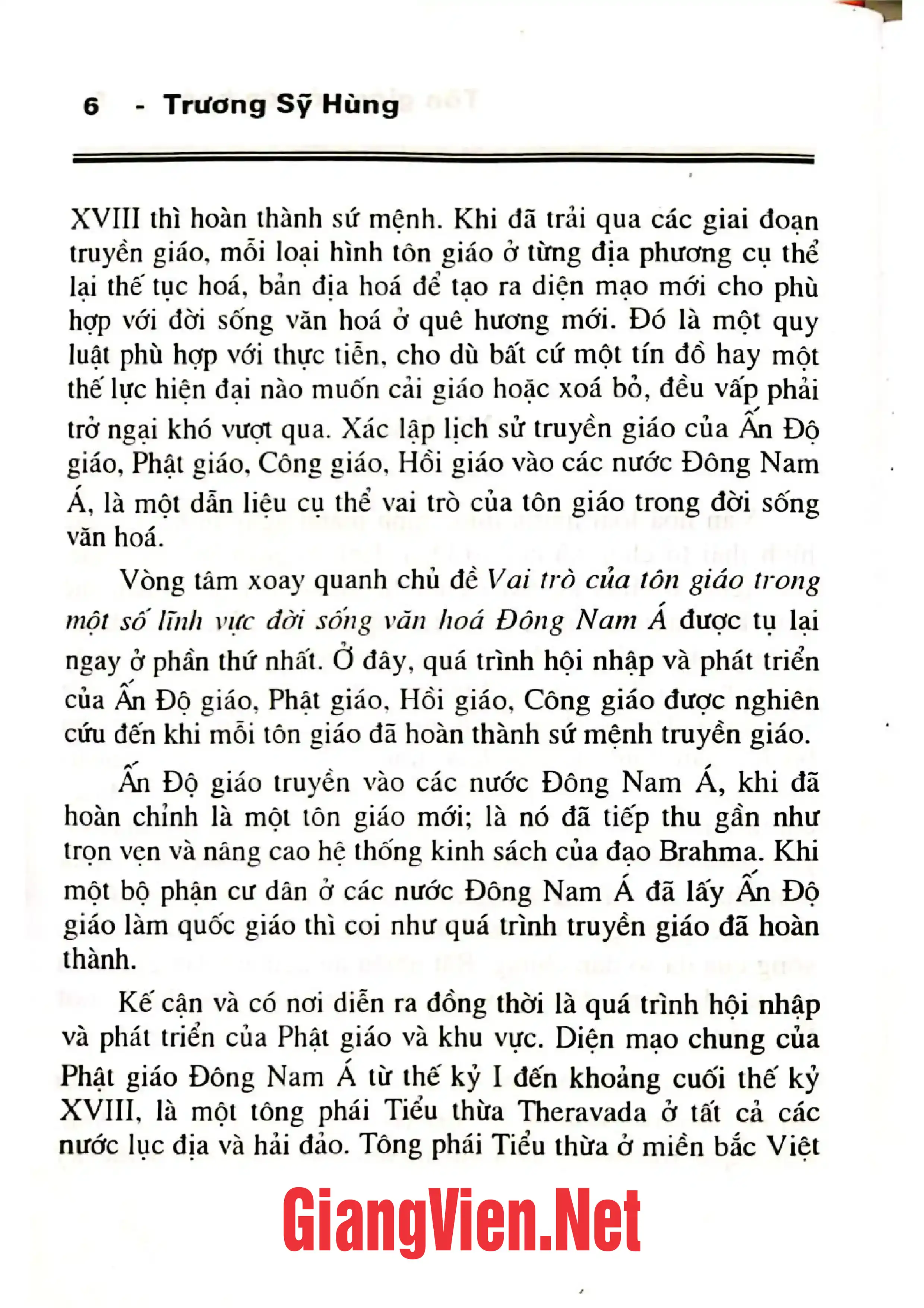Mục lục chi tiết trang 2 sách Tôn giáo và văn hoá