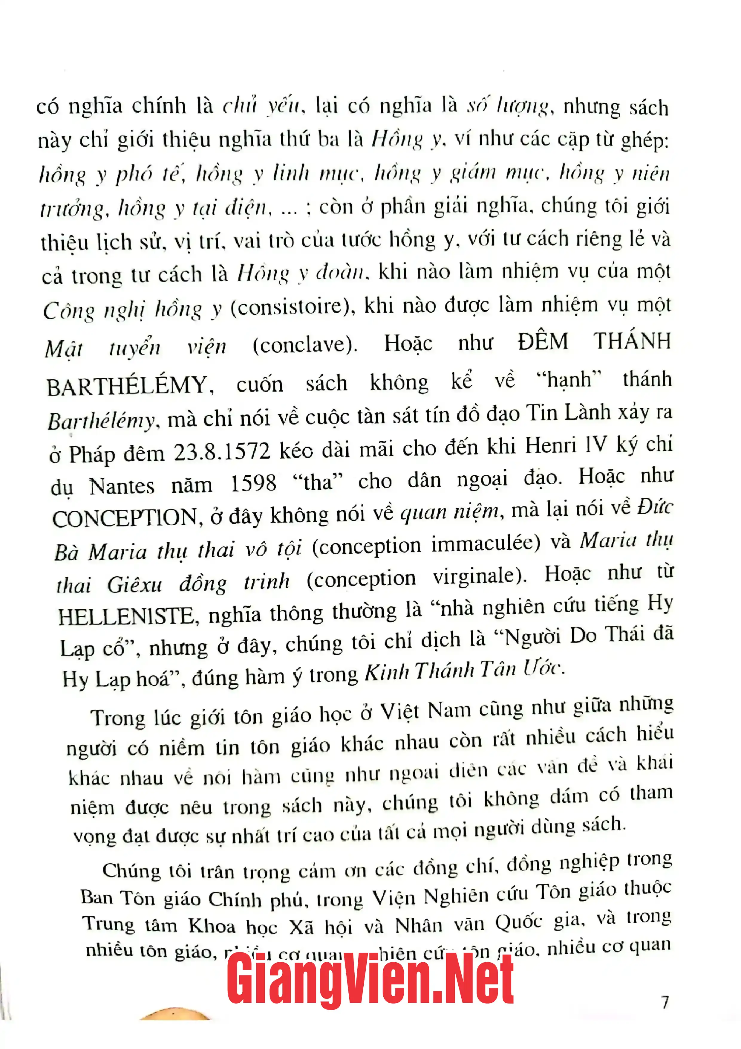 Ảnh minh họa nội dung cuốn sách: Từ điển tôn giáo