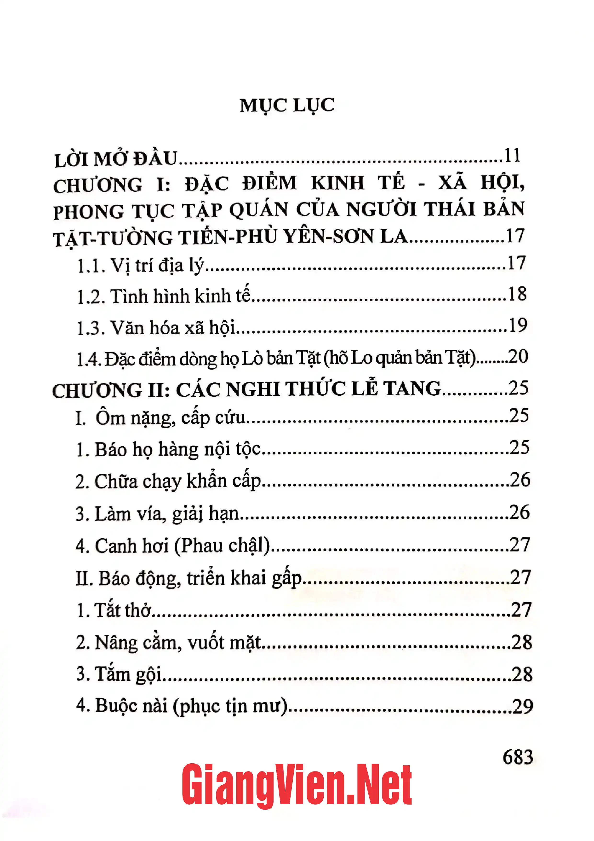 Trang bìa chính thức sách Lễ tang họ Lò bản Tặt Quyển 1