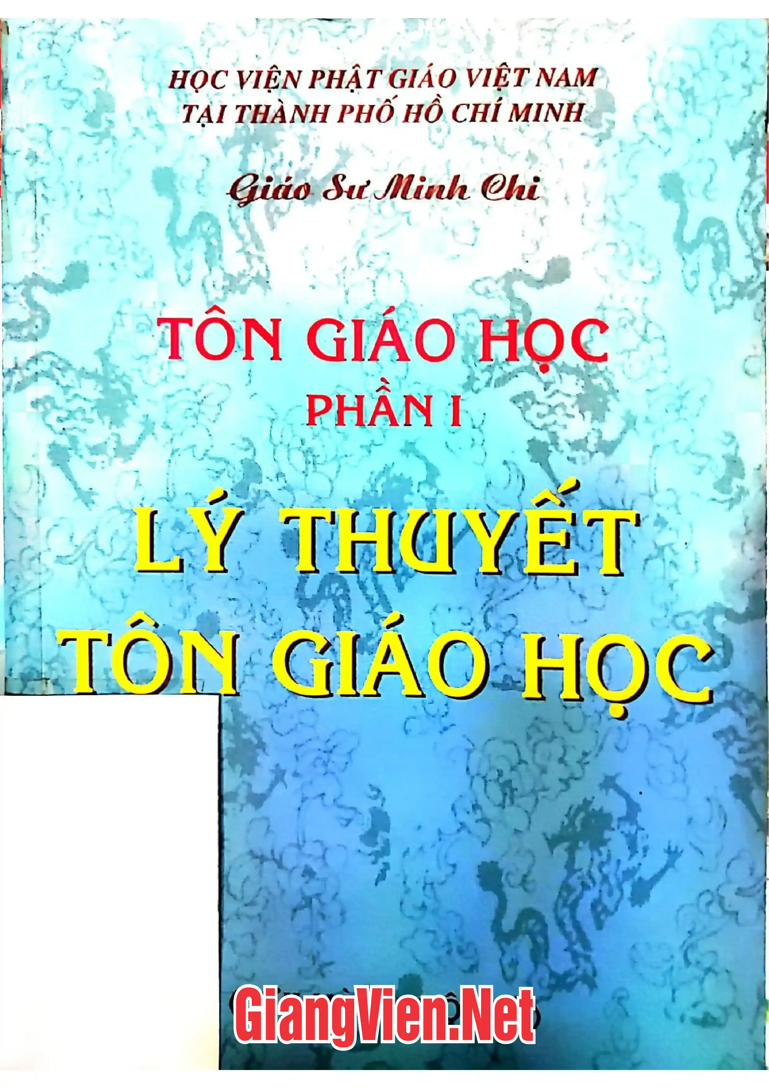 Ảnh bìa của Tôn giáo học- phần 1, Lý thuyết tôn giáo học
