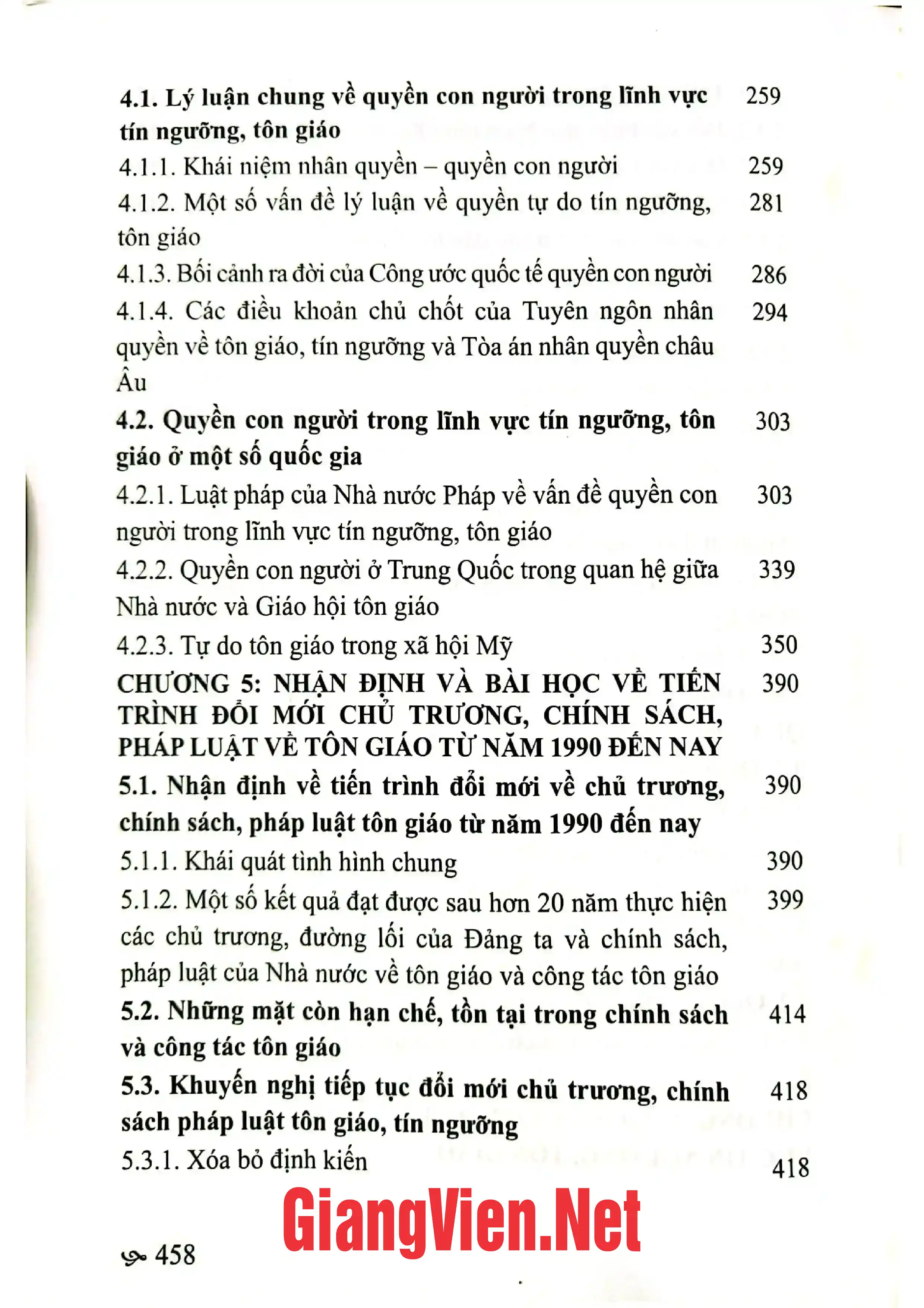 Ảnh minh họa nội dung cuốn sách: Tiếp tục đổi mới chính sách về tôn giáo ở Việt Nam hiện nay - Những vấn đề lý luận