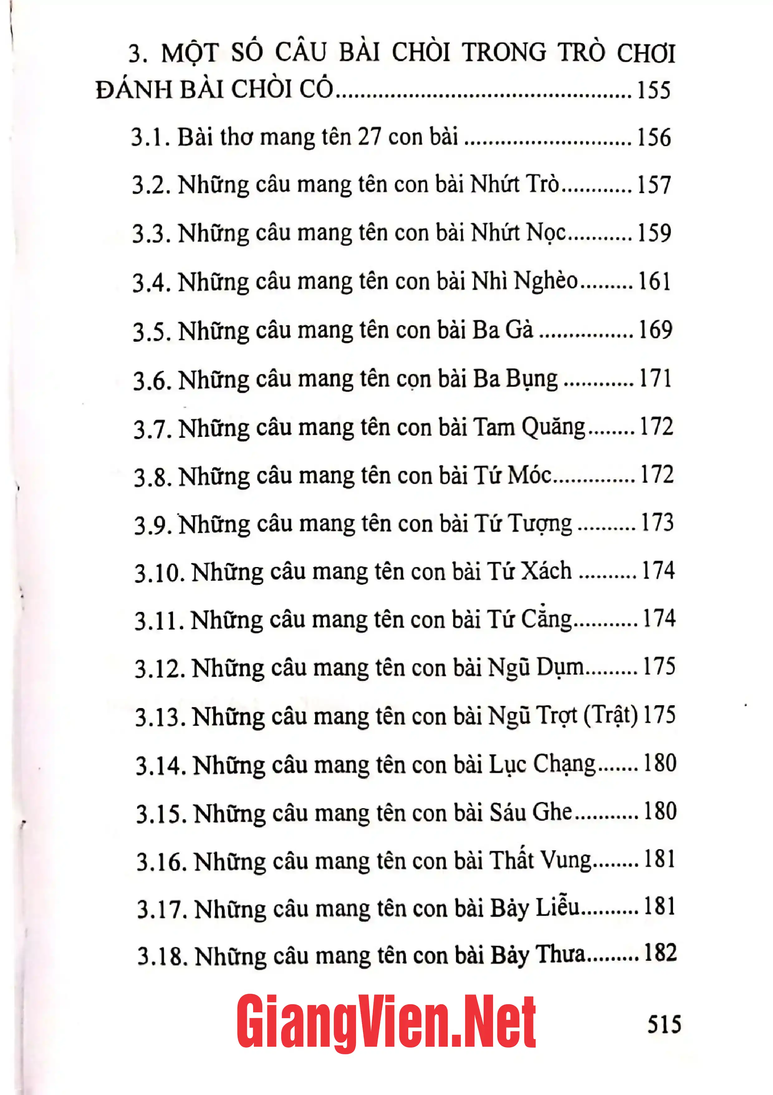 Mục lục chi tiết trang 2 sách Làng ven thành