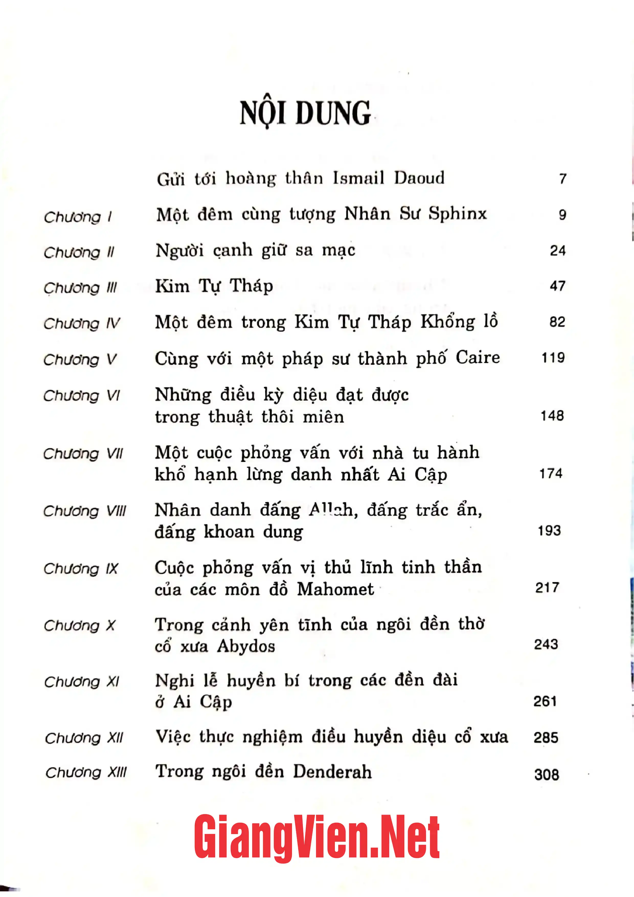 Trang bìa chính thức sách Ai Cập huyền bí