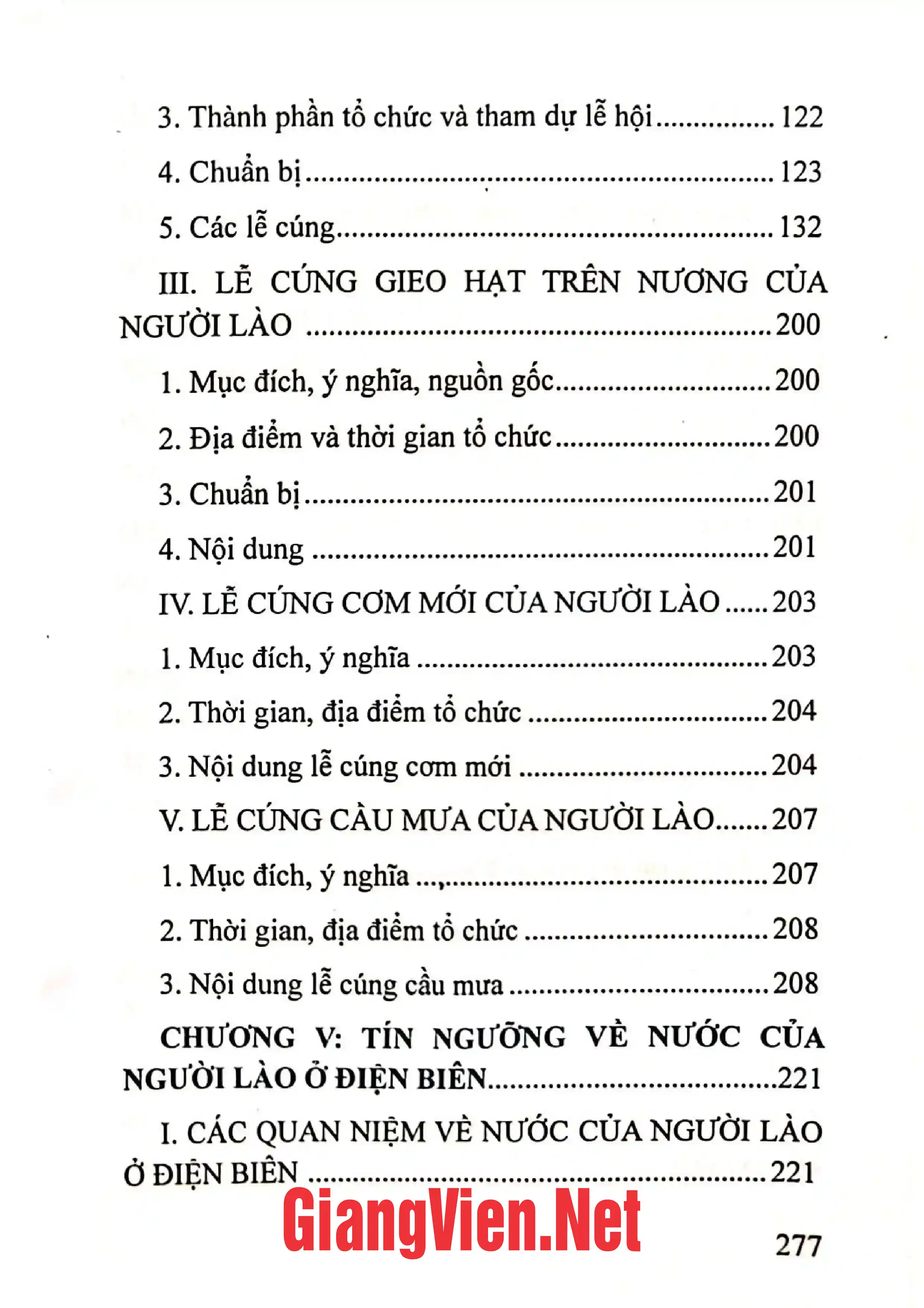 Nội dung trang phụ bản giới thiệu sách Tri thức dân gian về nước của người Lào ở tỉnh Điện Biên